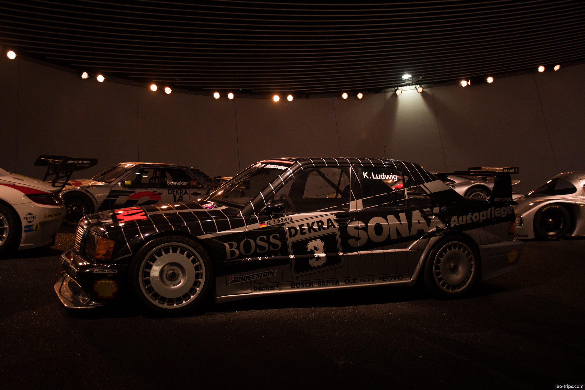 190e evolution ii dtm sonax ludwig no3 black mercedes benz museum