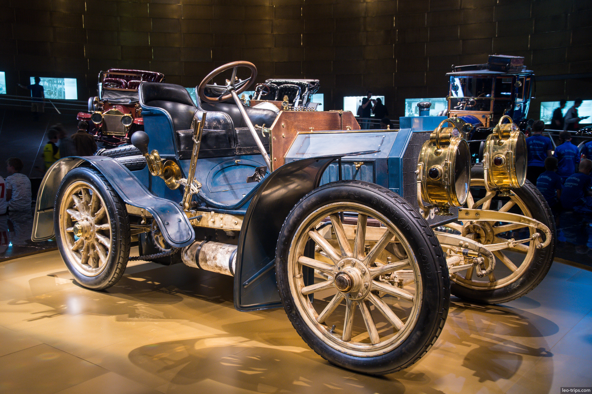 early mercedes 1901 blue brass lamps mercedes benz museum