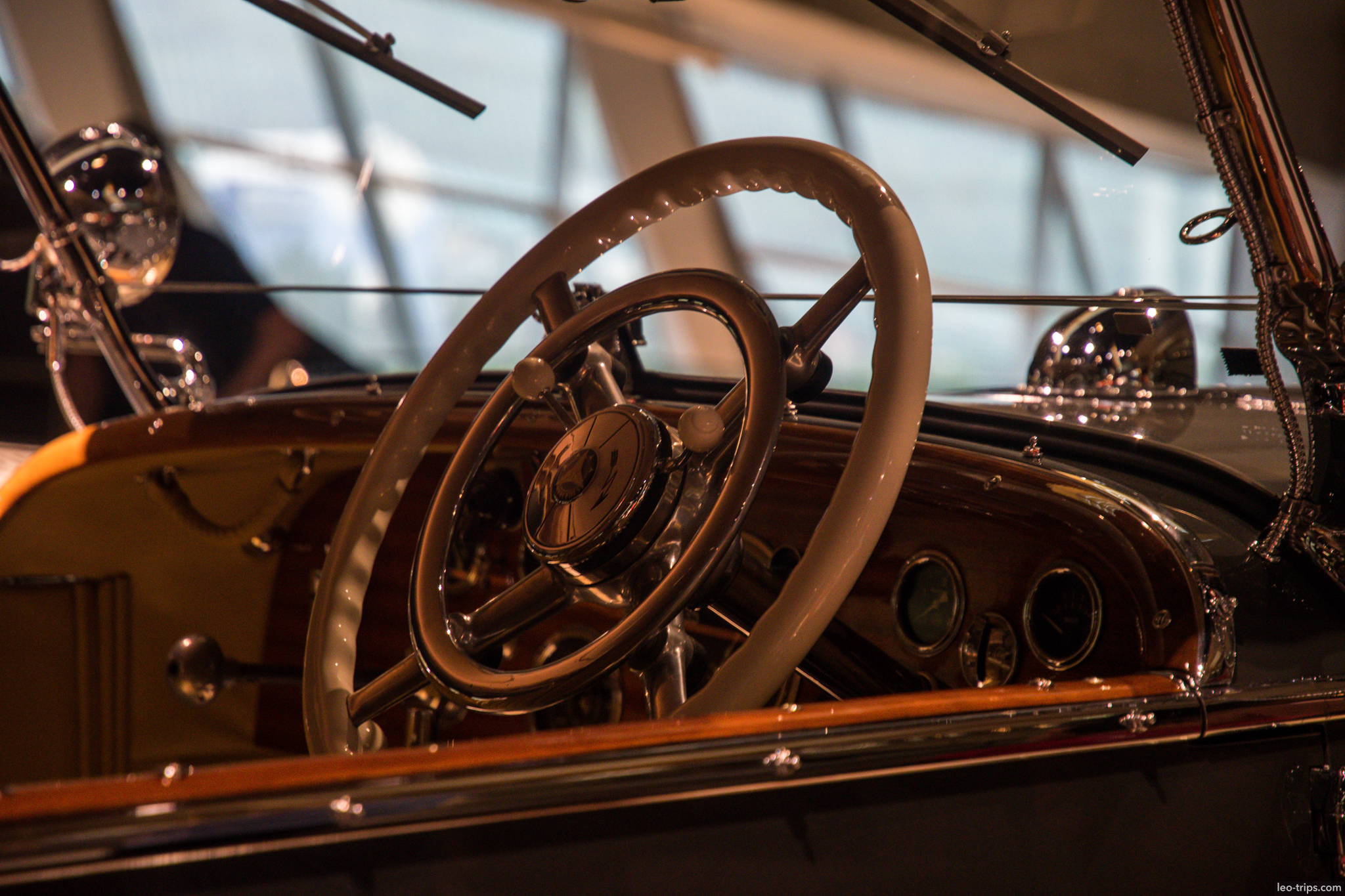 prewar mercedes steering wheel dashboard detail mercedes benz museum