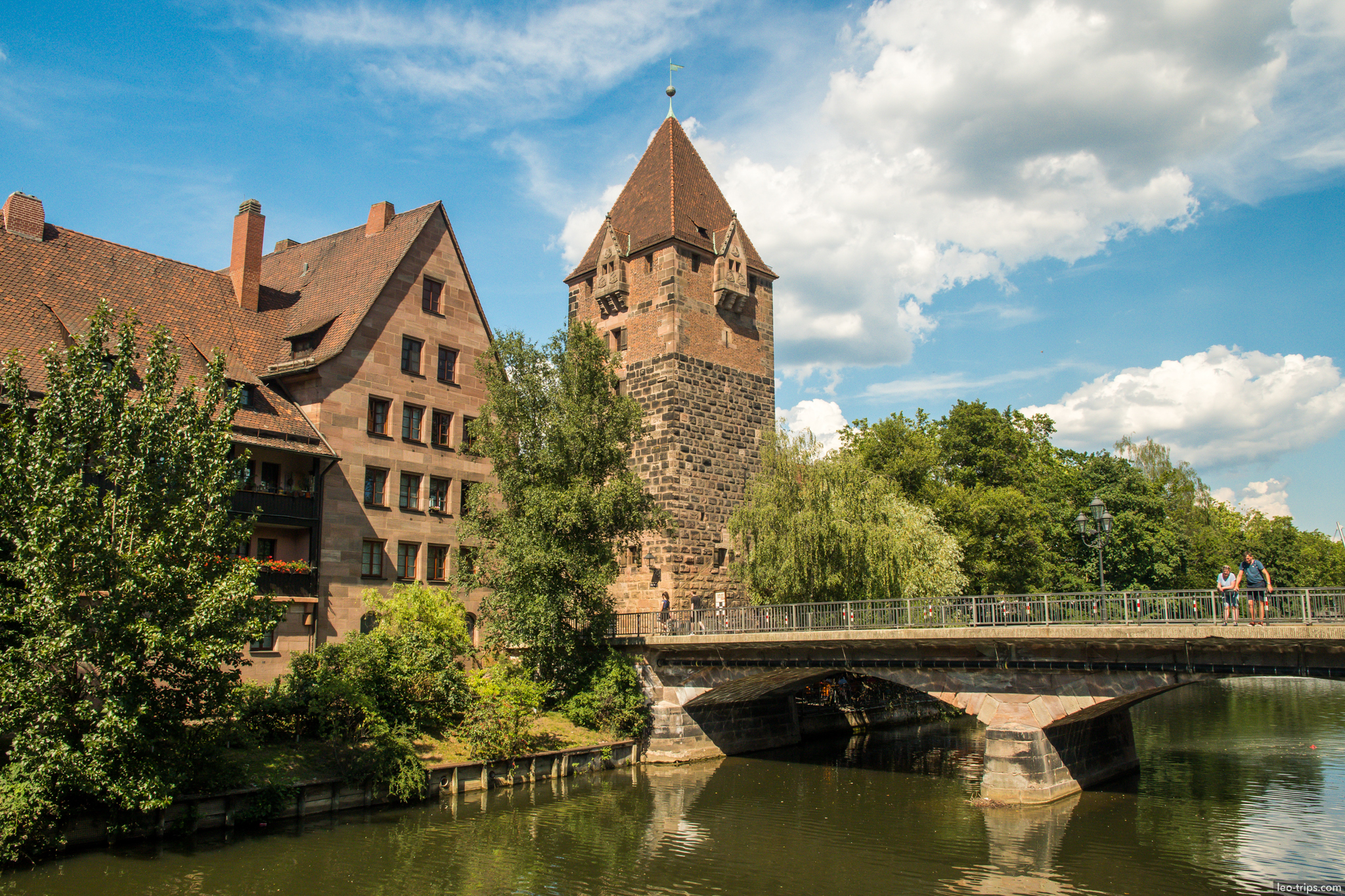henkersteg hangmans tower bridge pegnitz nuremberg nuremberg