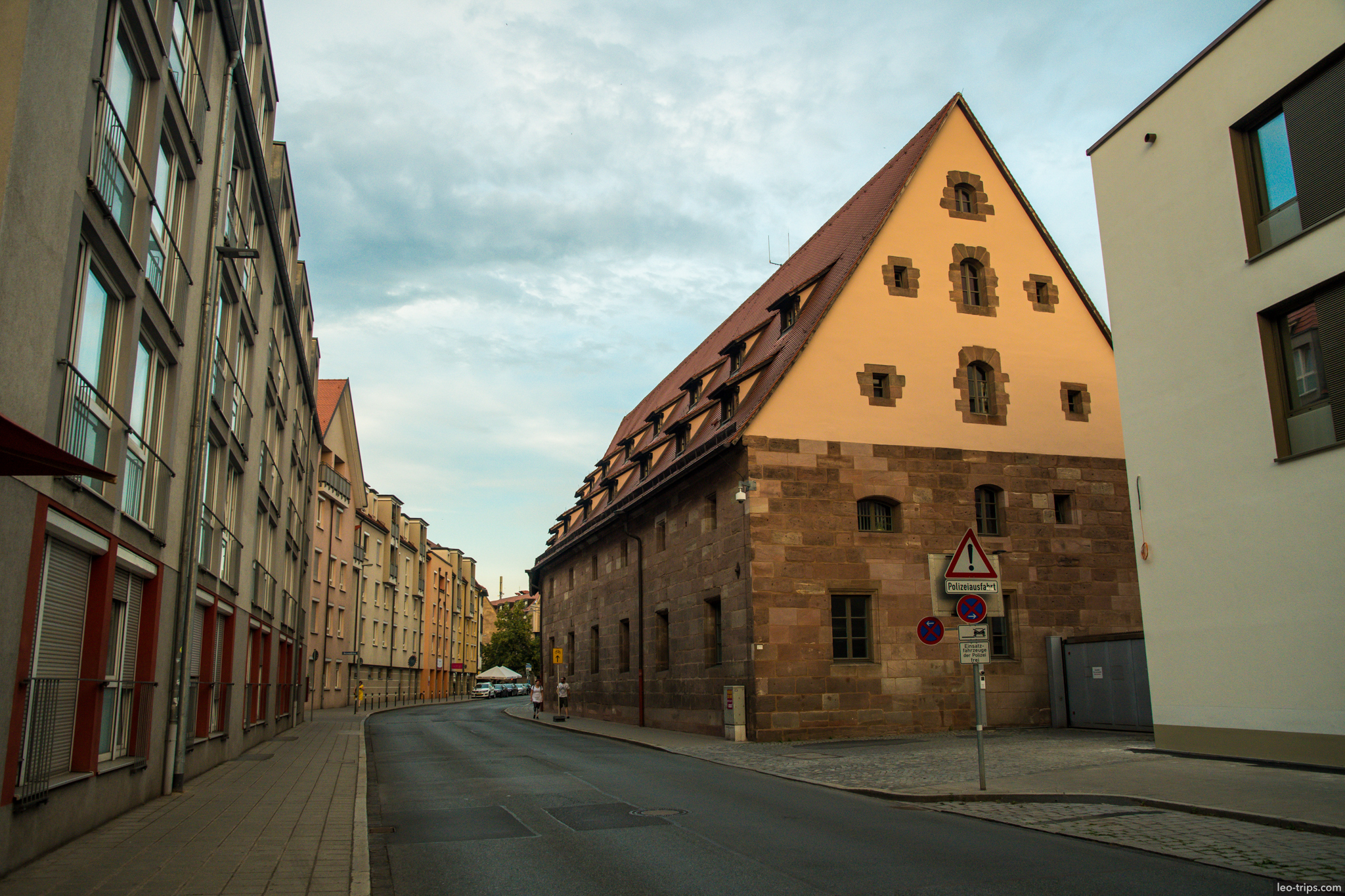historic granary building street nuremberg nuremberg
