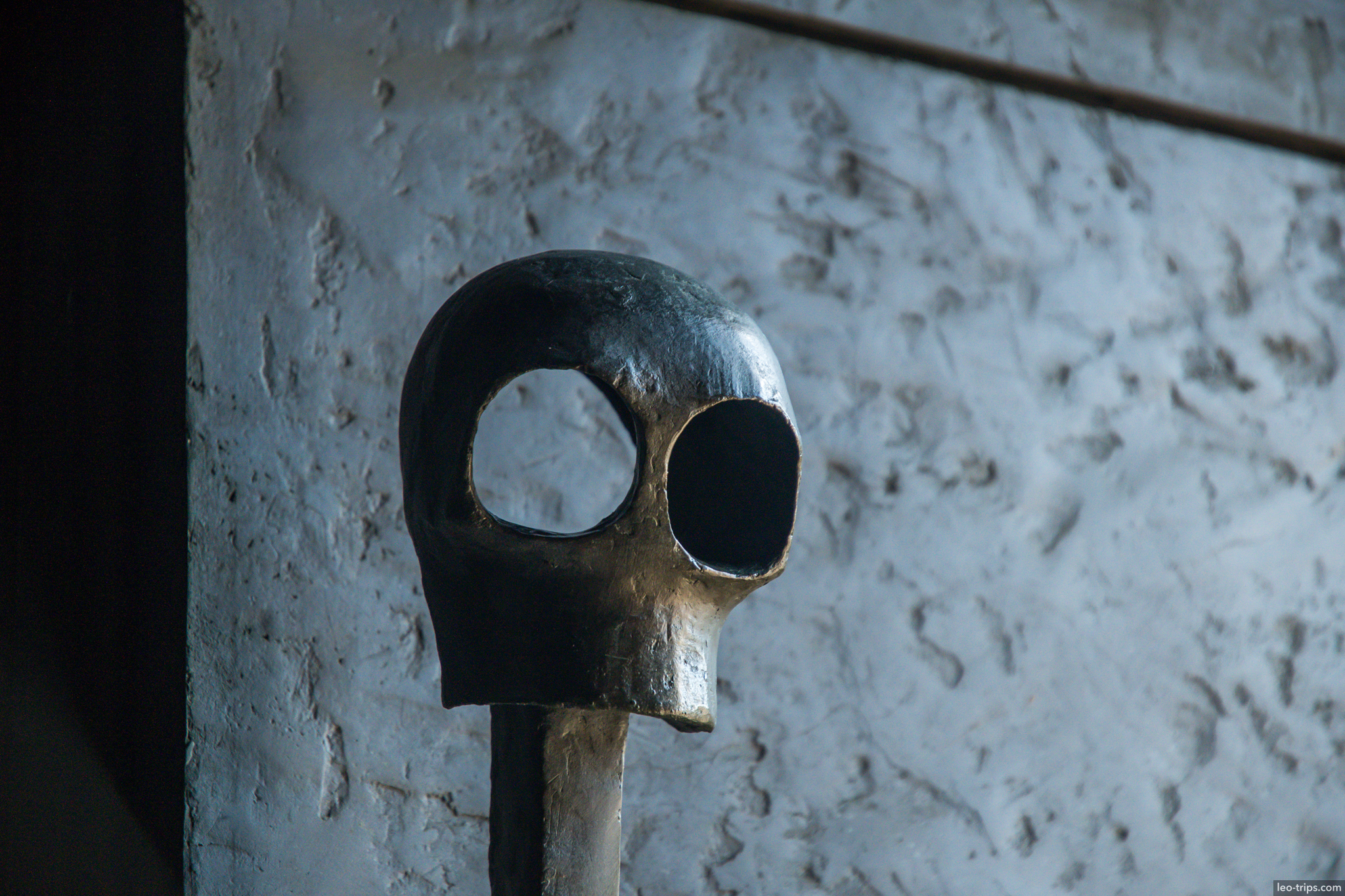 iron skull sculpture medieval artifact nuremberg