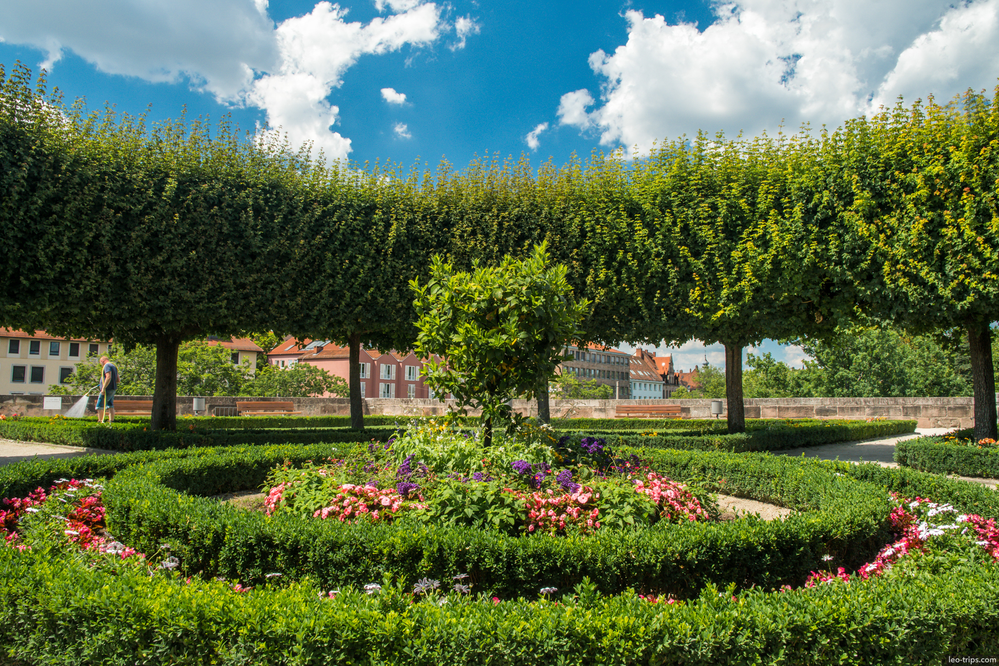 nuremberg castle formal garden nuremberg