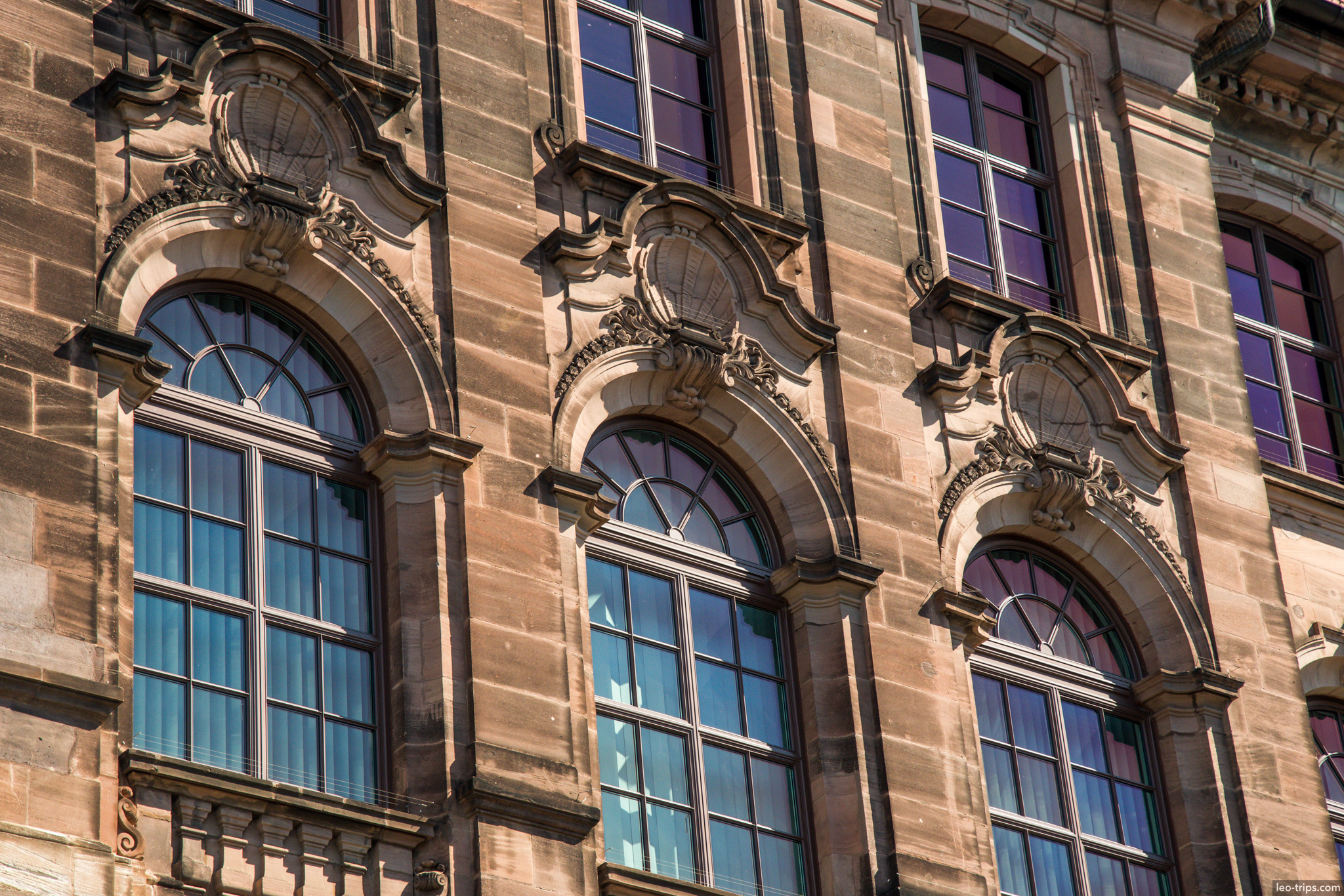 rathaus baroque windows sandstone facade nuremberg nuremberg