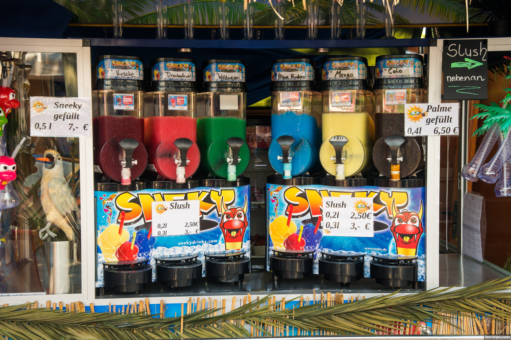 sneeky slush drink machines beach bar nuremberg nuremberg