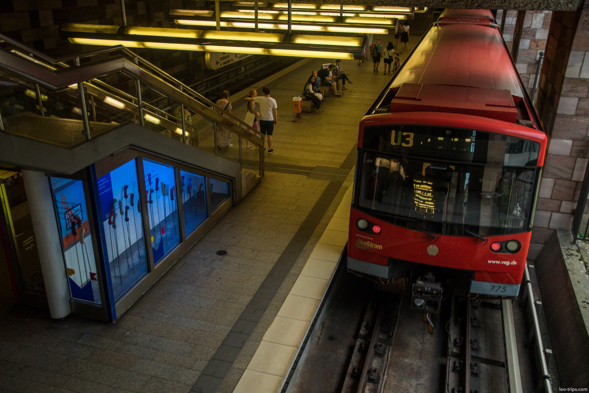 u3 subway train nuremberg underground nuremberg