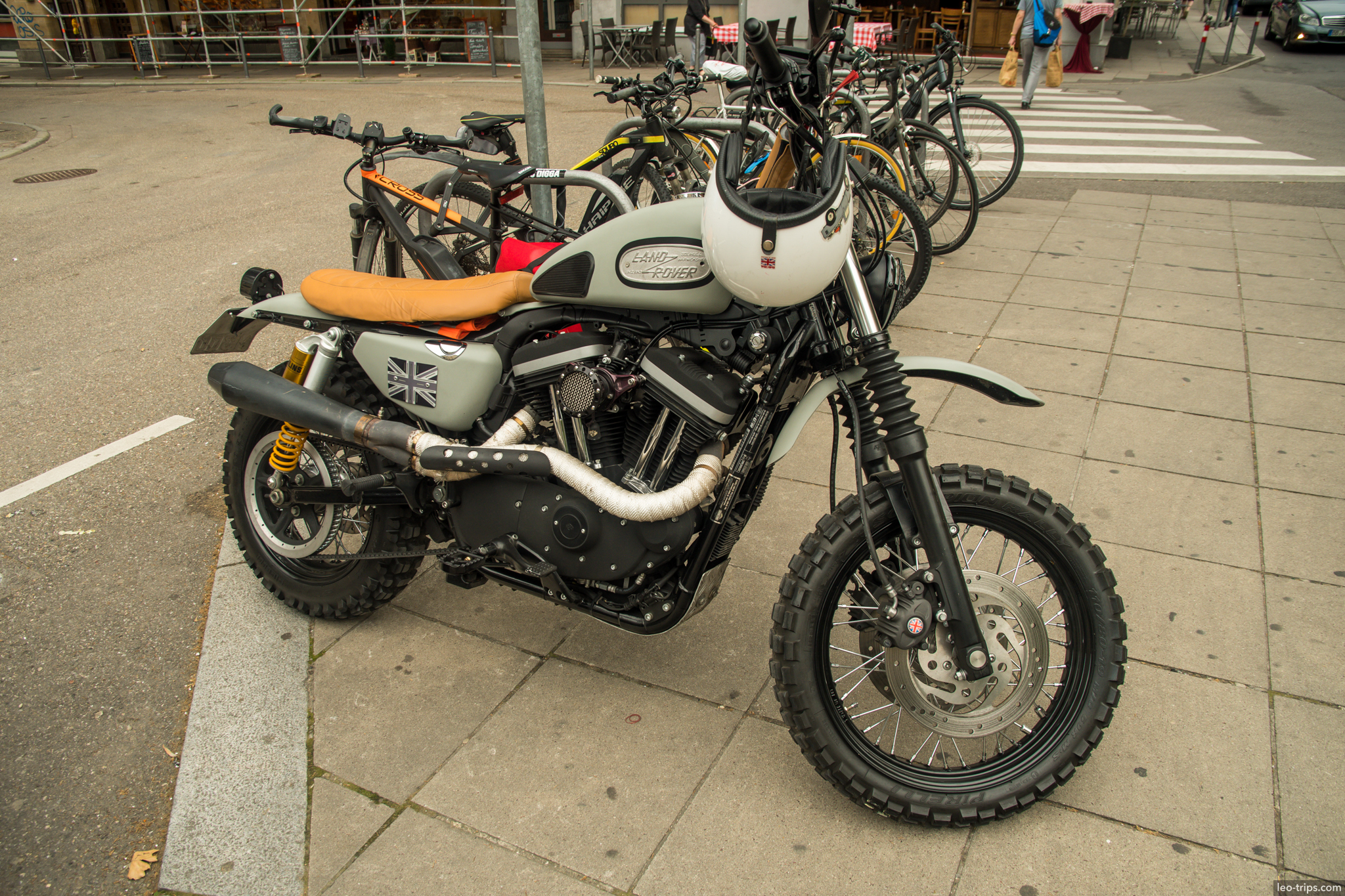 custom harley davidson scrambler stuttgart street stuttgart