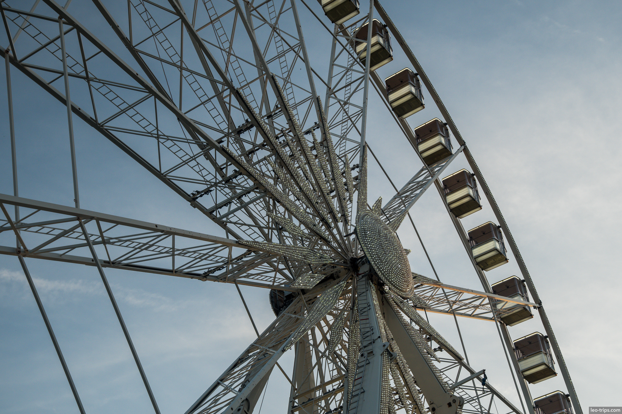 budapest eye ferris wheel close up budapest