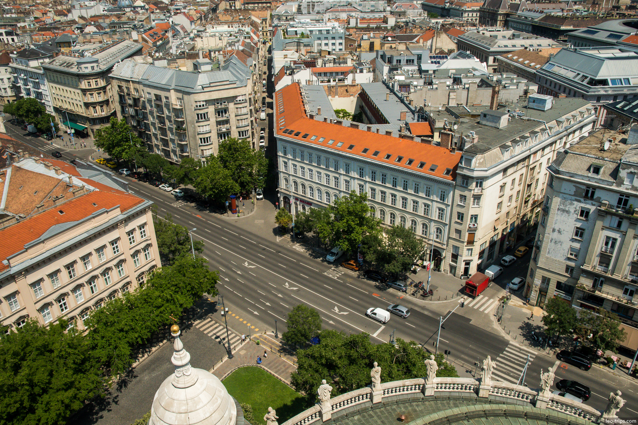 st stephens basilica cupola view pest city budapest