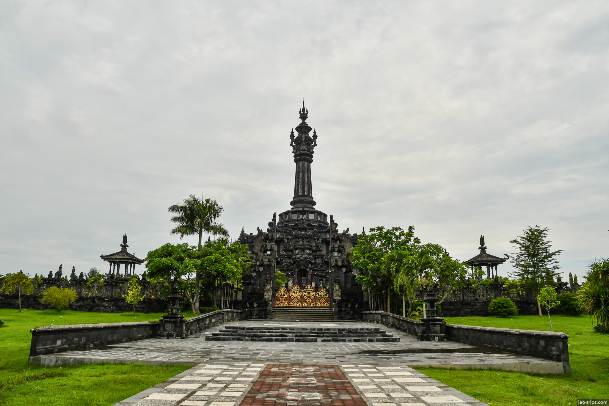 bajra sandhi monument front view denpasar bali
