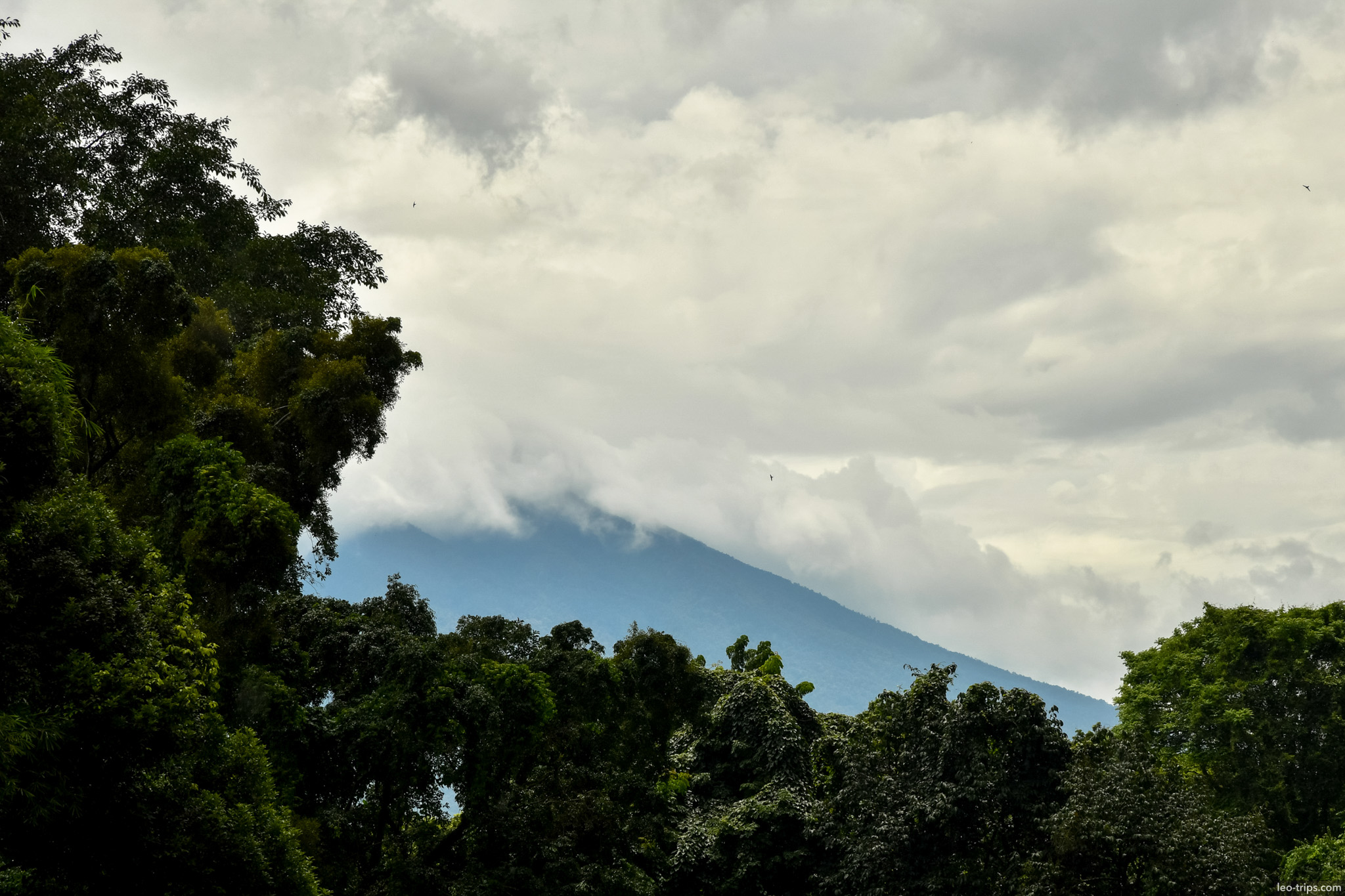 mount salak silhouette cloudy sky bogor bogor