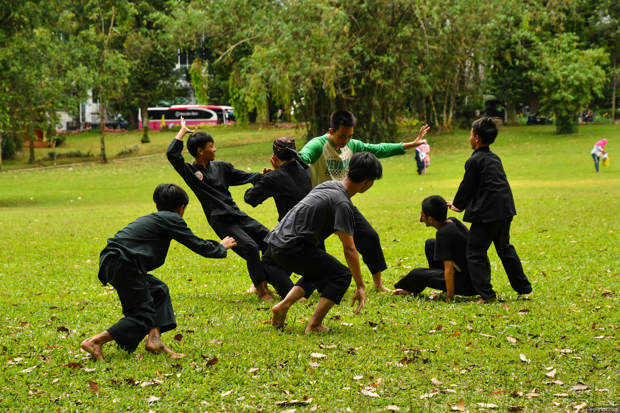 pencak silat group training bogor botanical garden bogor