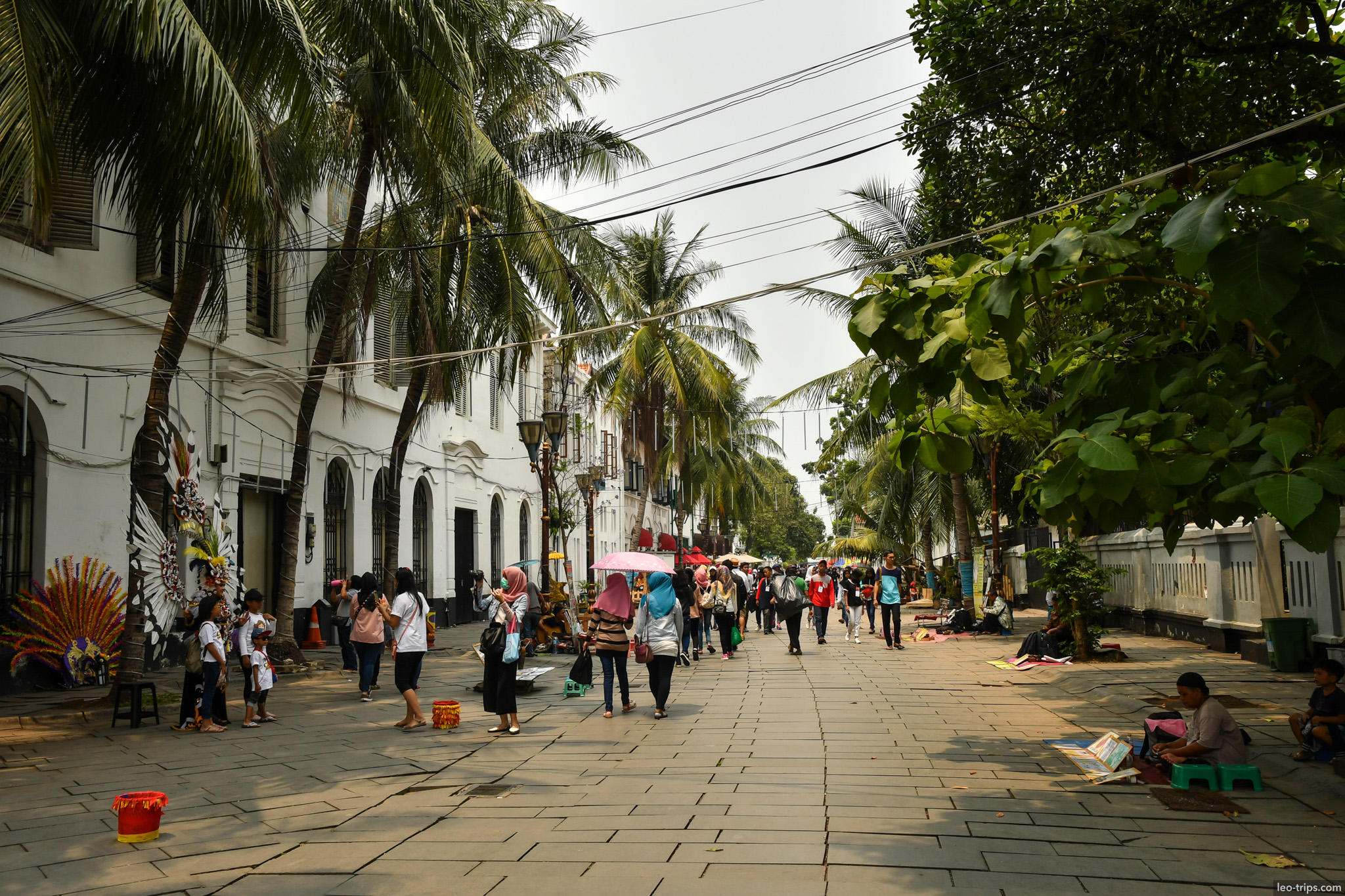 colonial street kota tua old town jakarta jakarta