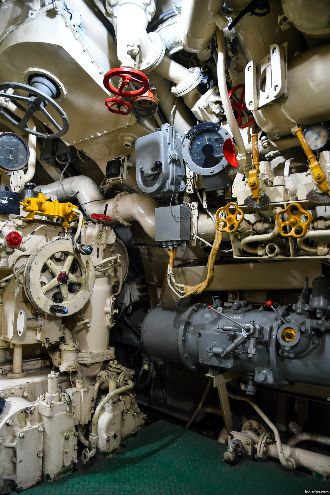 submarine engine room pipes valves machinery surabaya