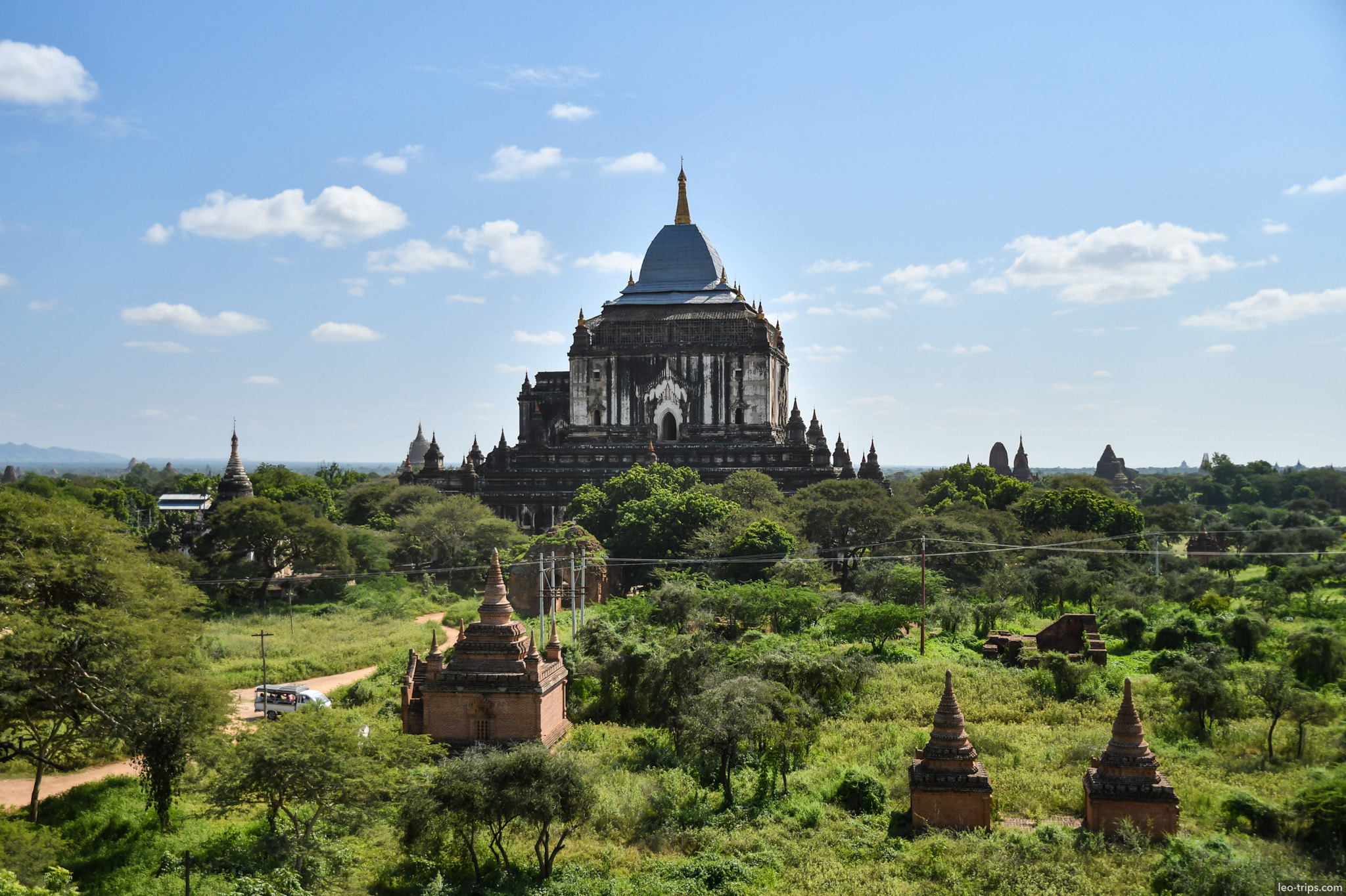 thatbyinnyu temple panoramic view bagan bagan