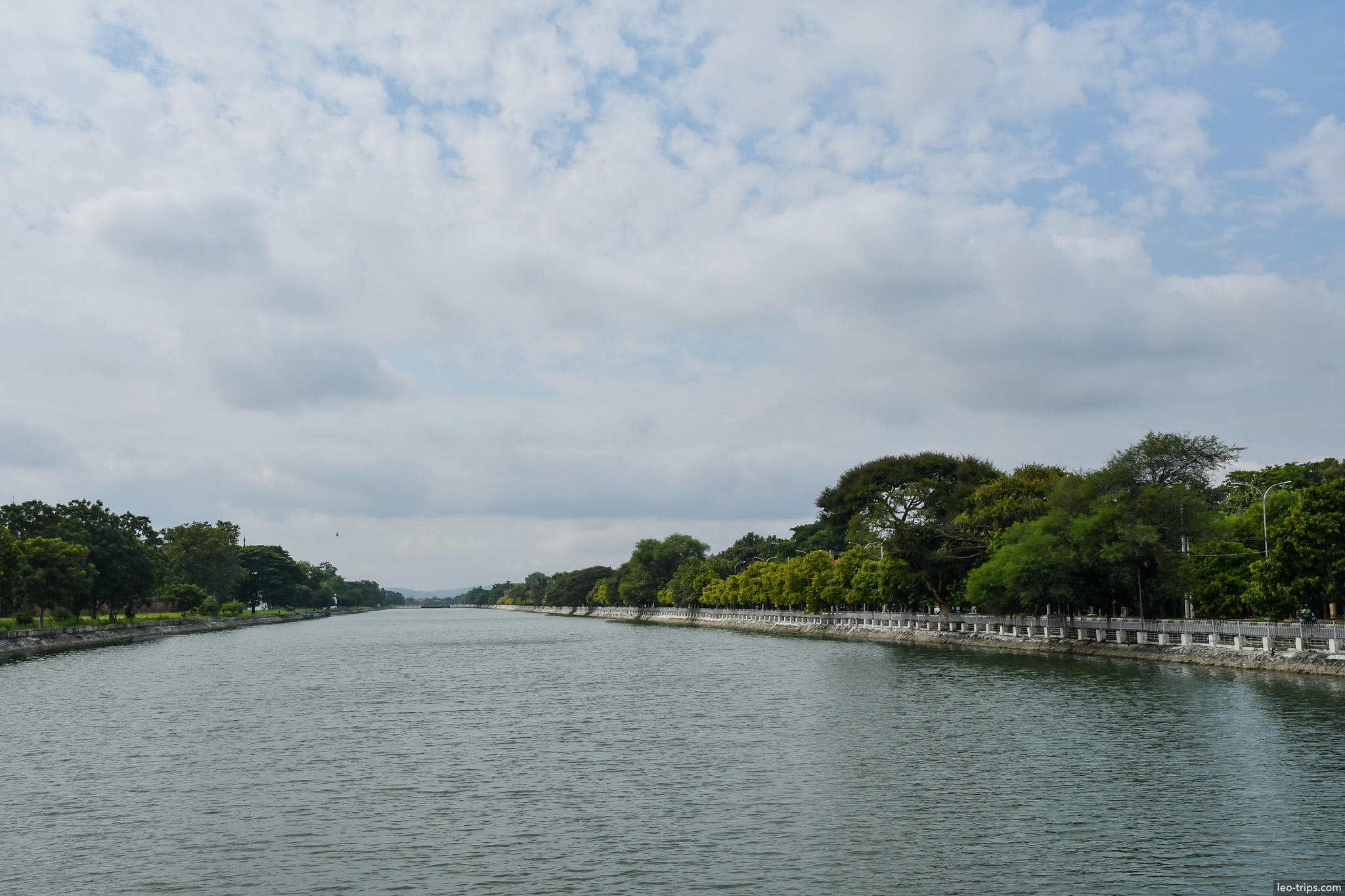 mandalay palace moat canal tree lined promenade mandalay