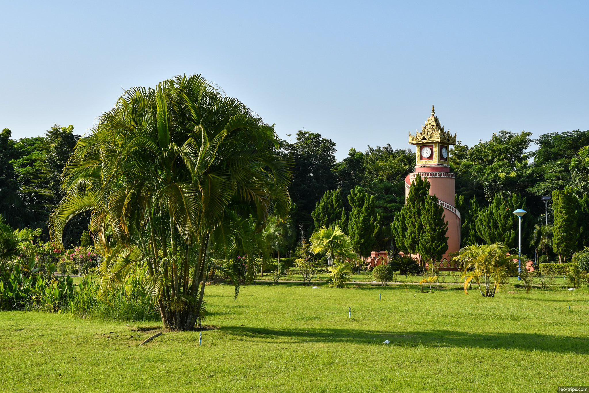 clock tower in national park naypyidaw naypyidaw