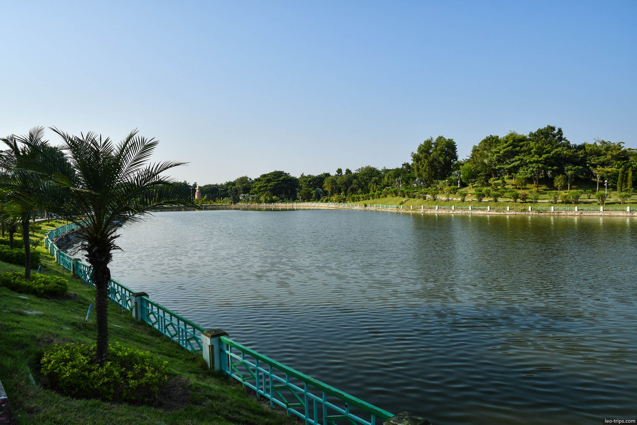 panoramic view of park lake naypyidaw naypyidaw