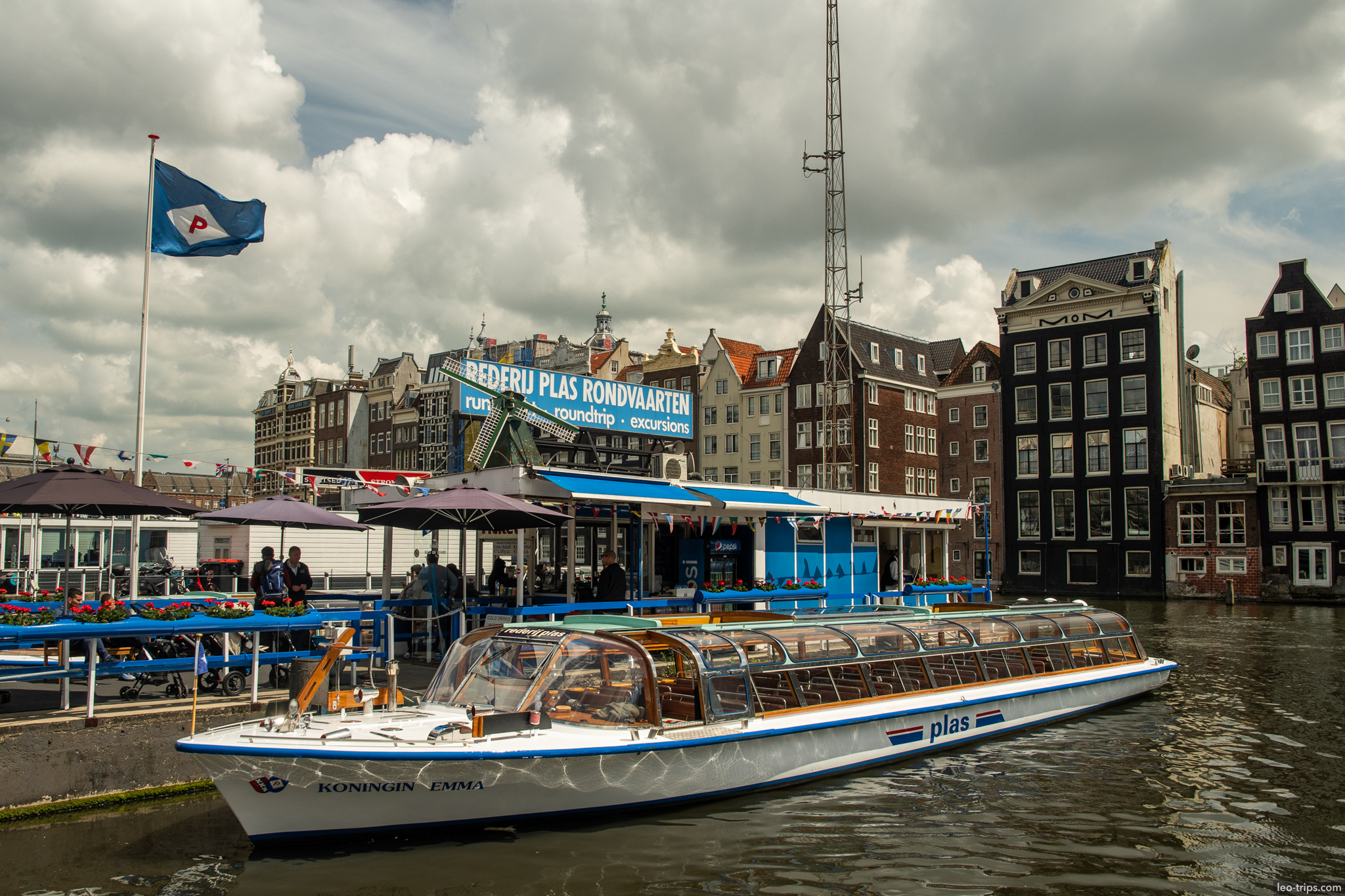 rederij plas canal cruise boat koningin emma amsterdam amsterdam