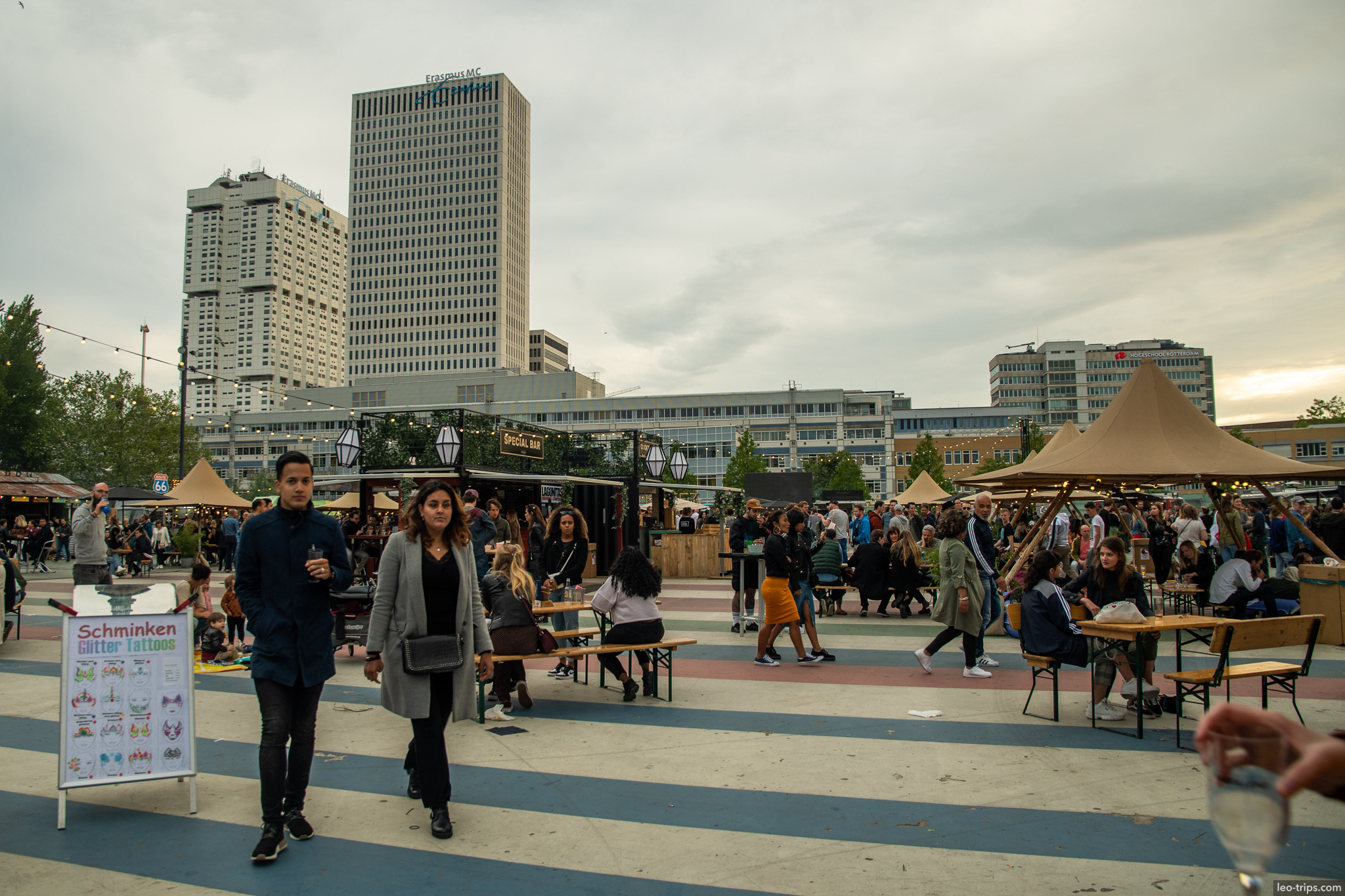 binnenrotte square outdoor food festival rotterdam