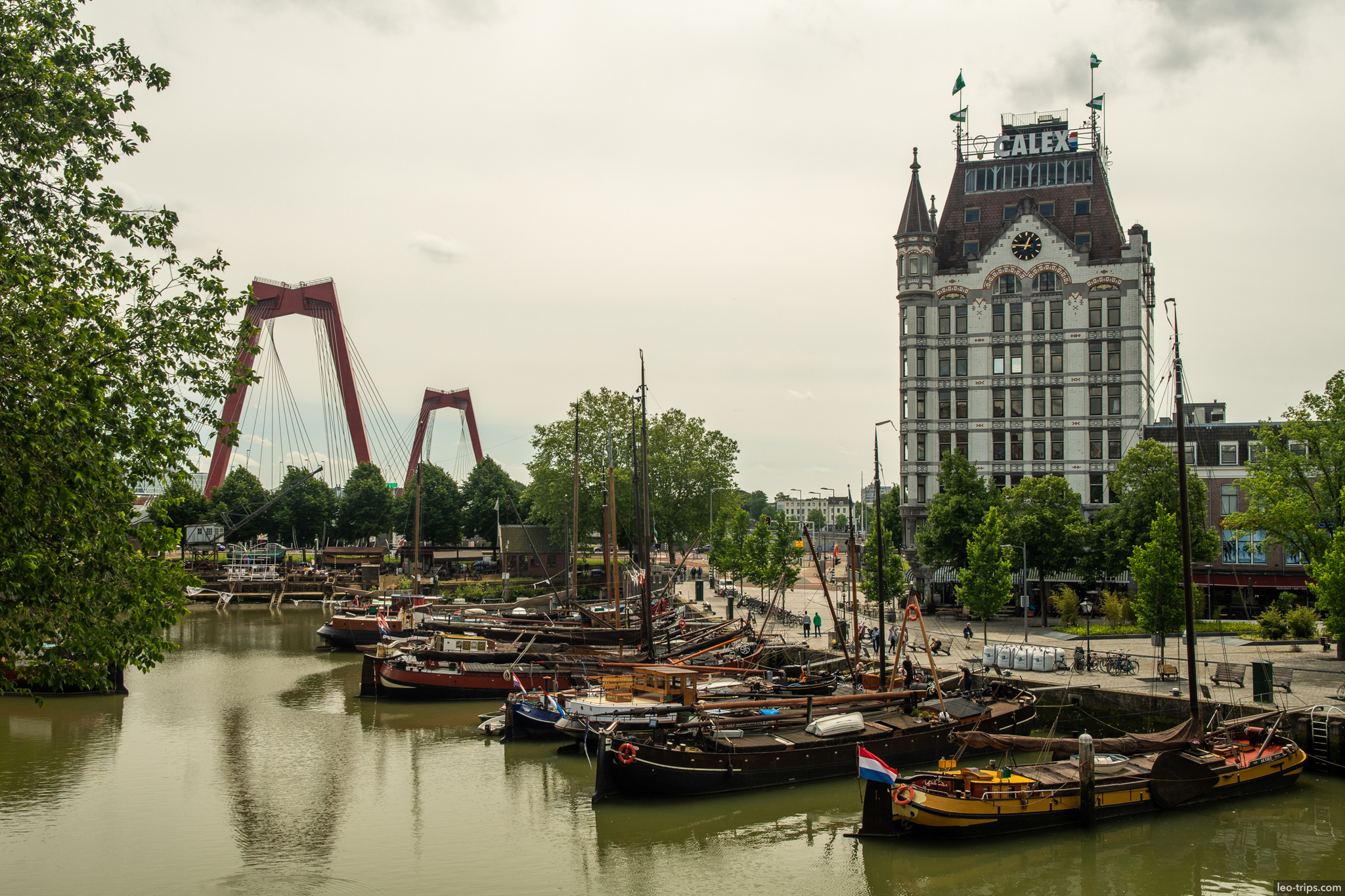 oudehaven witte huis willemsbrug historic ships rotterdam