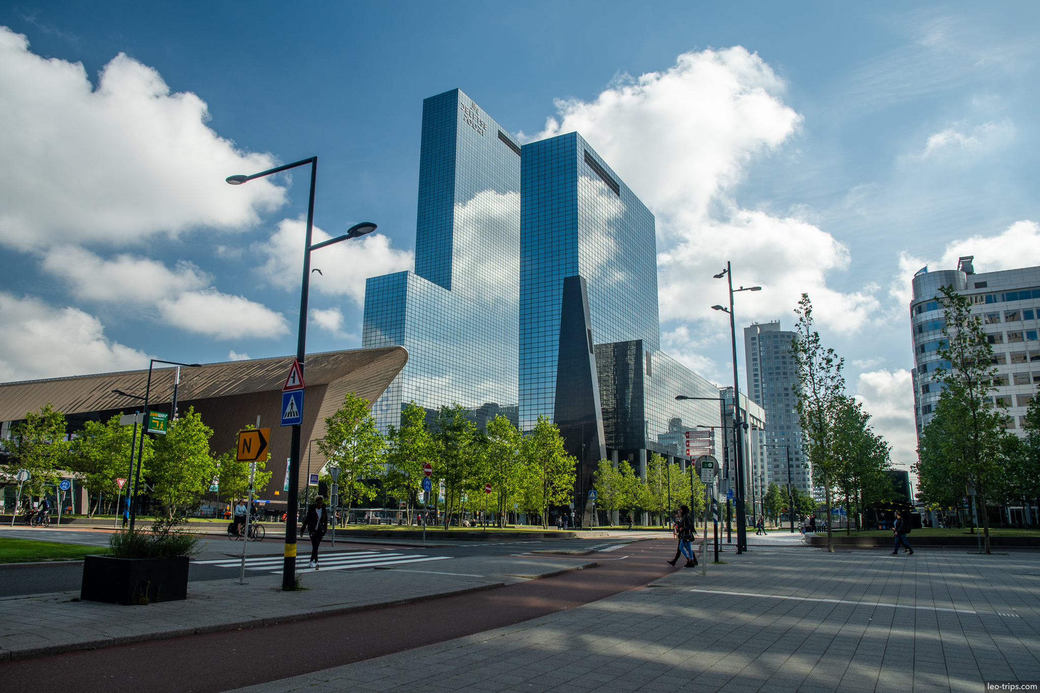 rotterdam centraal station delftse poort towers rotterdam