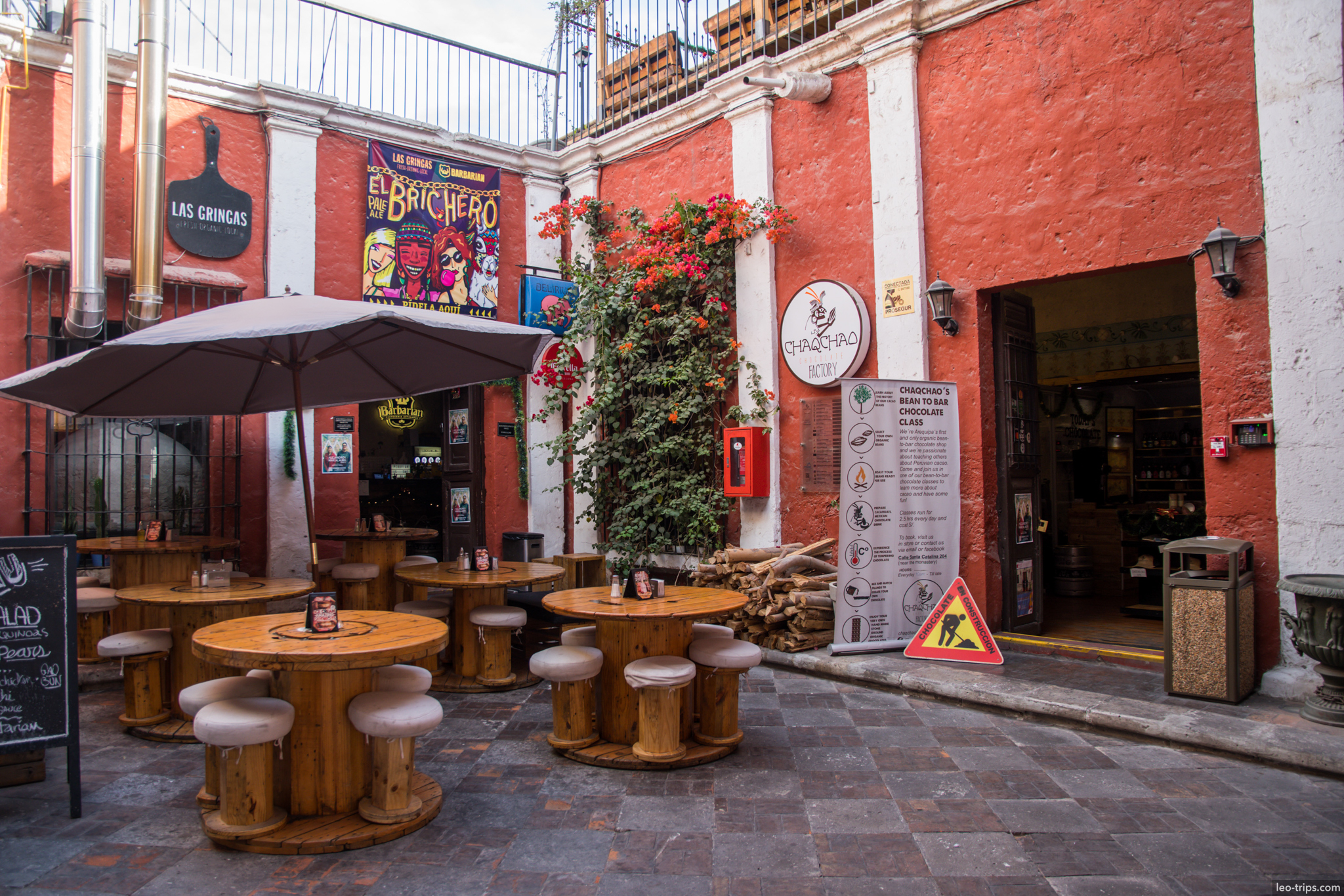 chaqchao chocolate factory courtyard arequipa arequipa
