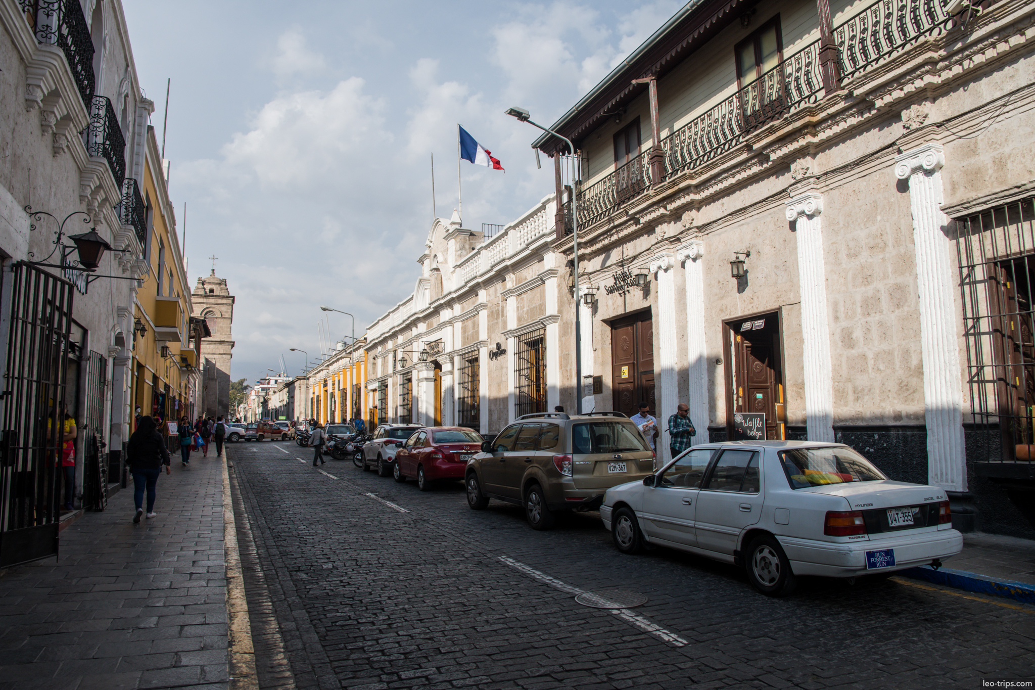 french consulate street sillar buildings arequipa arequipa