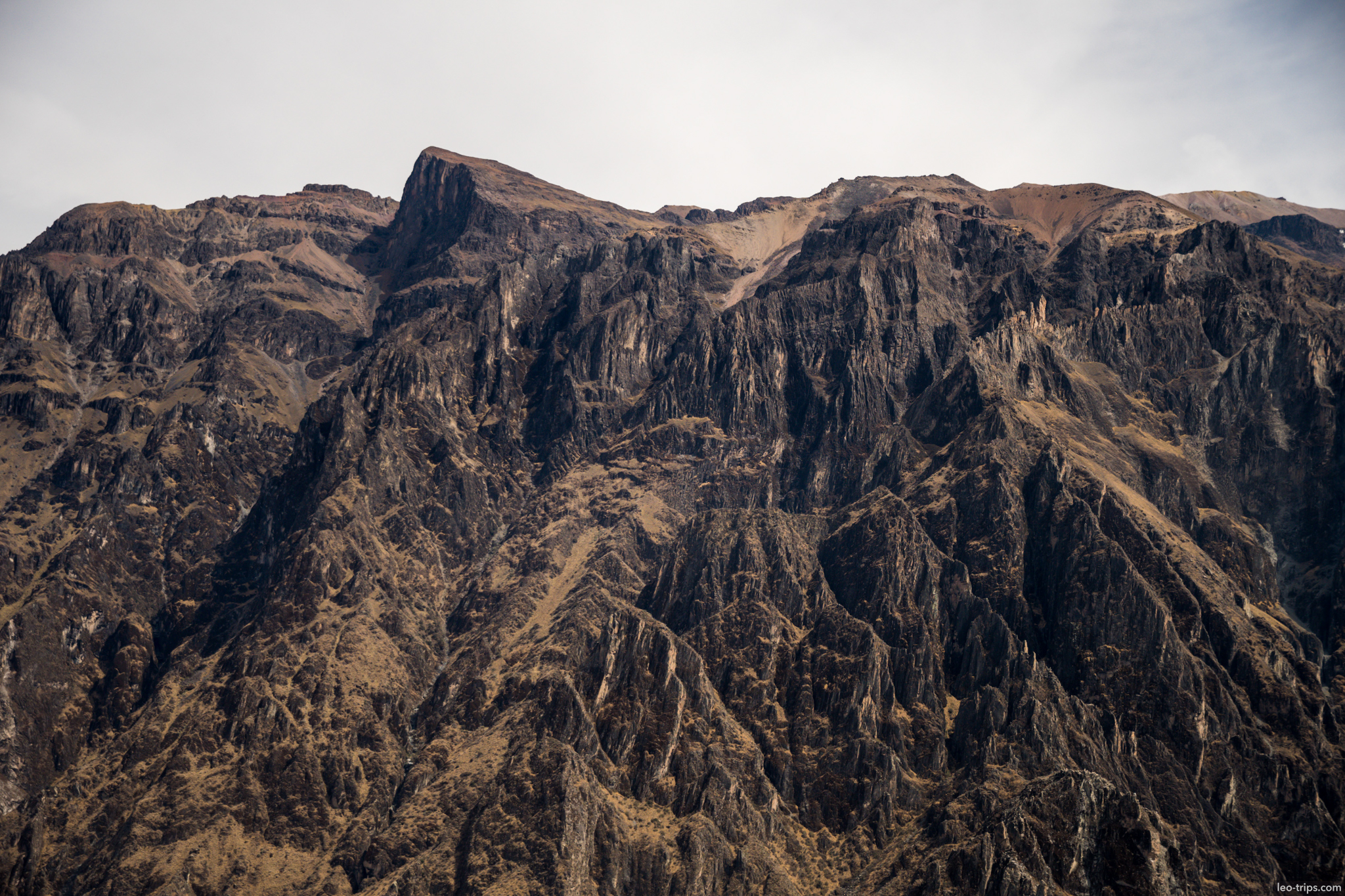 colca canyon dramatic rock walls closeup colca canyon
