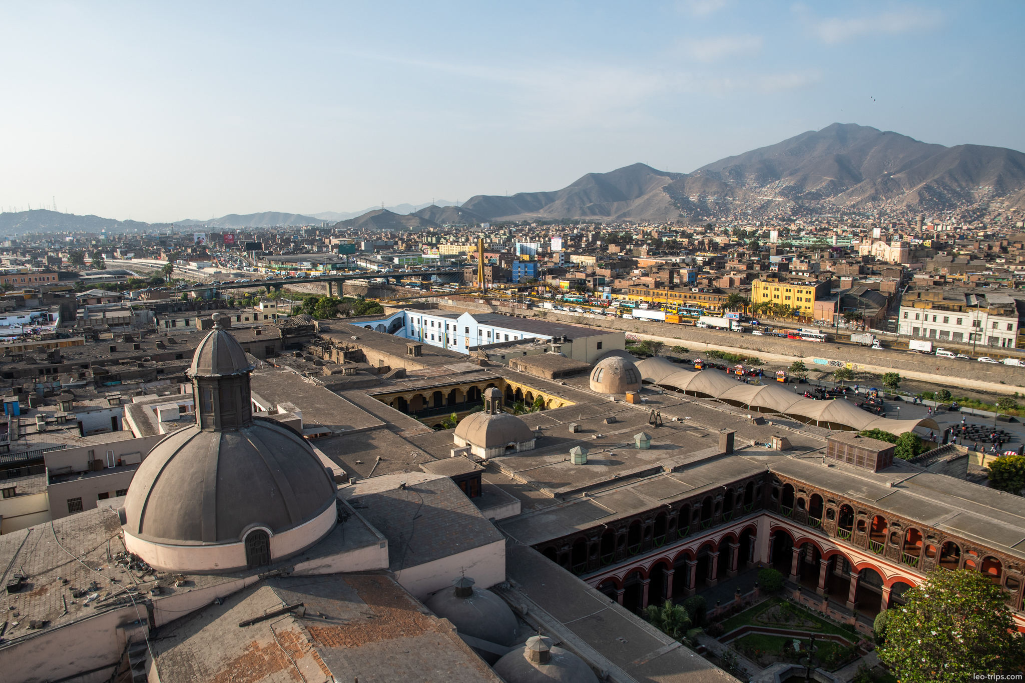convento san francisco rooftop panorama lima