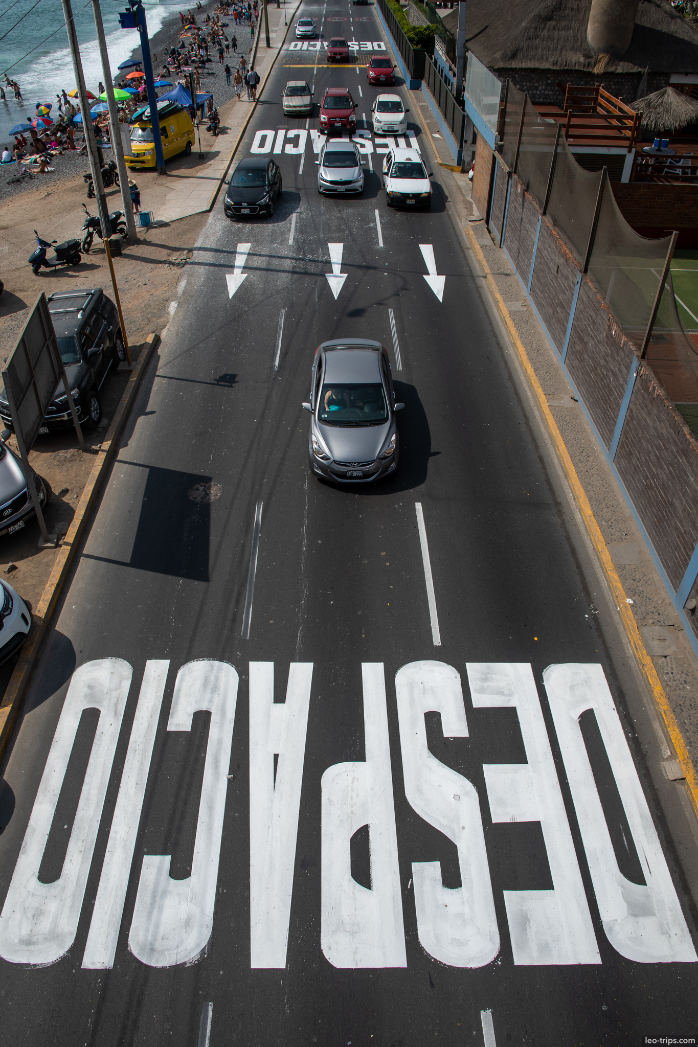 costa verde highway despacio aerial view lima