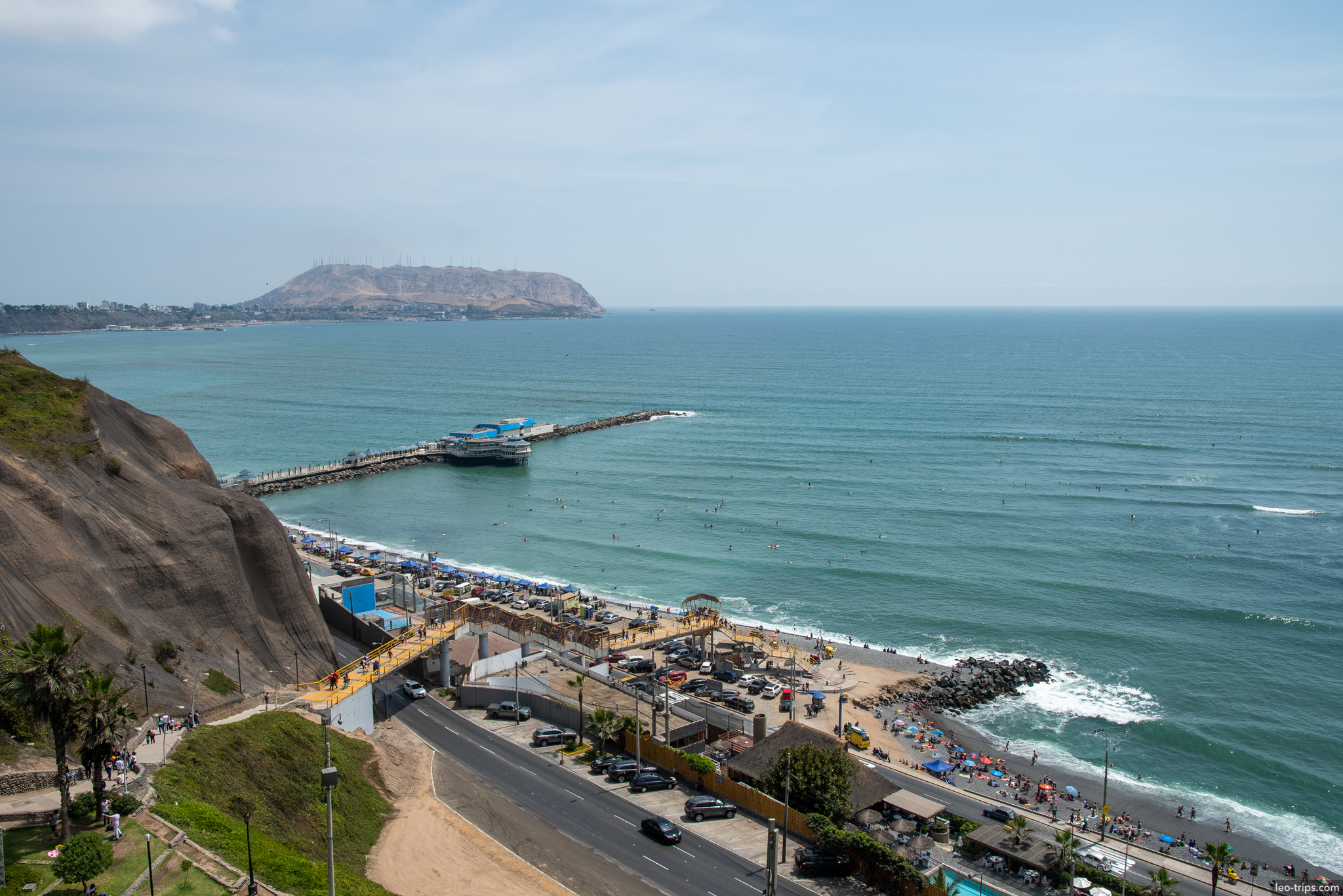 la rosa nautica pier miraflores bay panorama lima