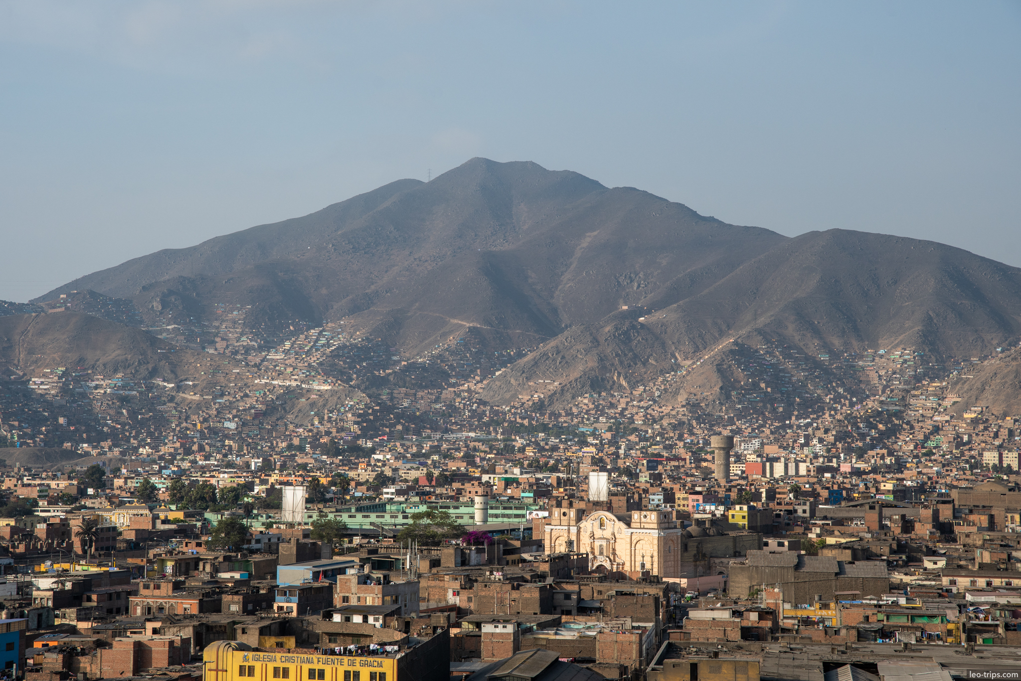 lima panorama cerro el agustino lima