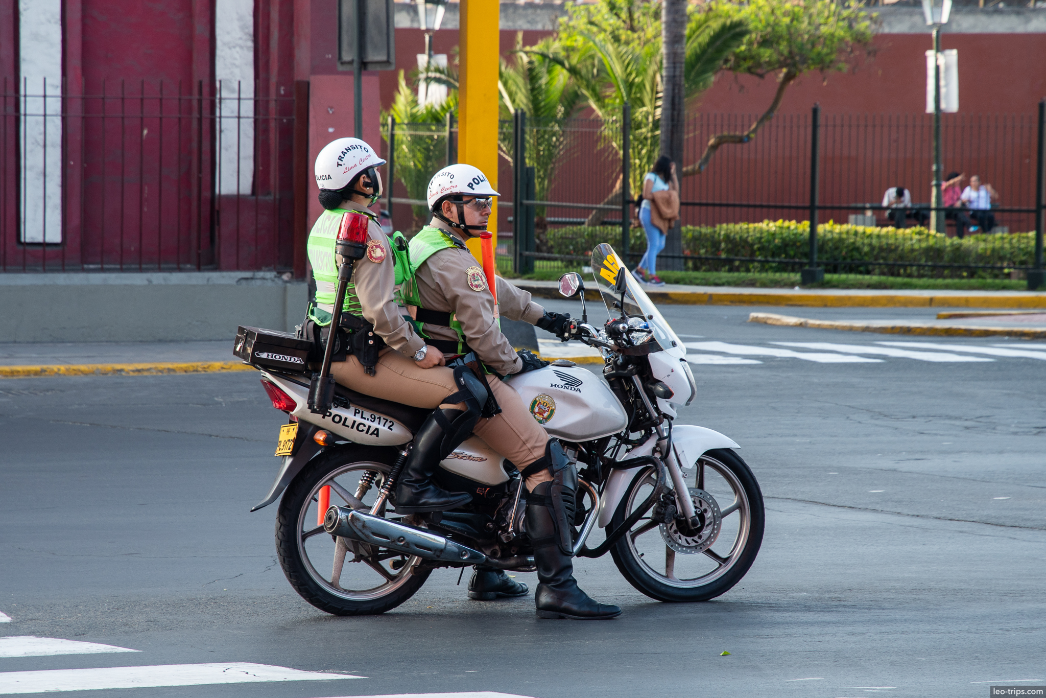 policia de transito motorcycle honda lima