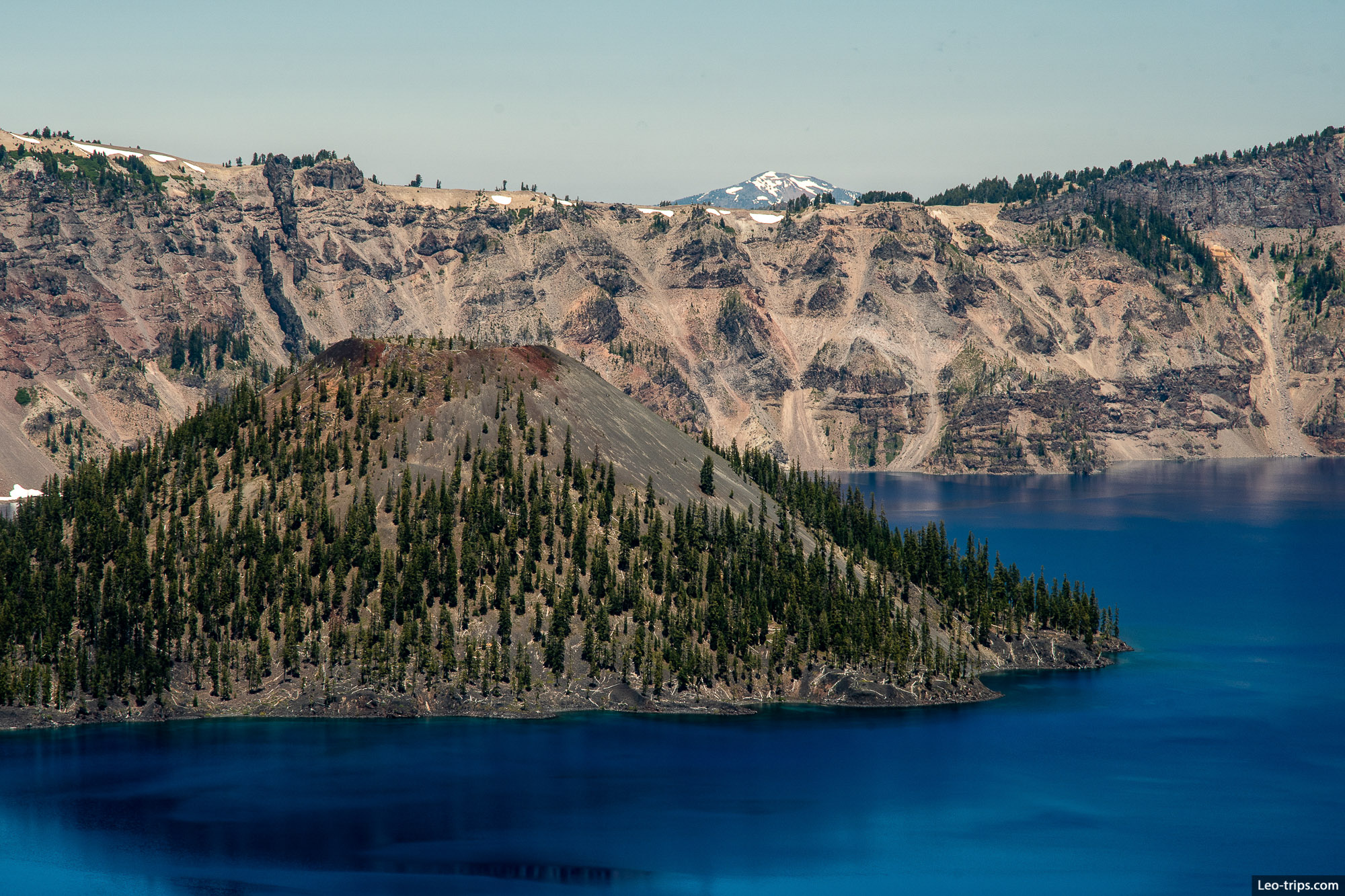 wizard island and crater lake shore crater lake national park