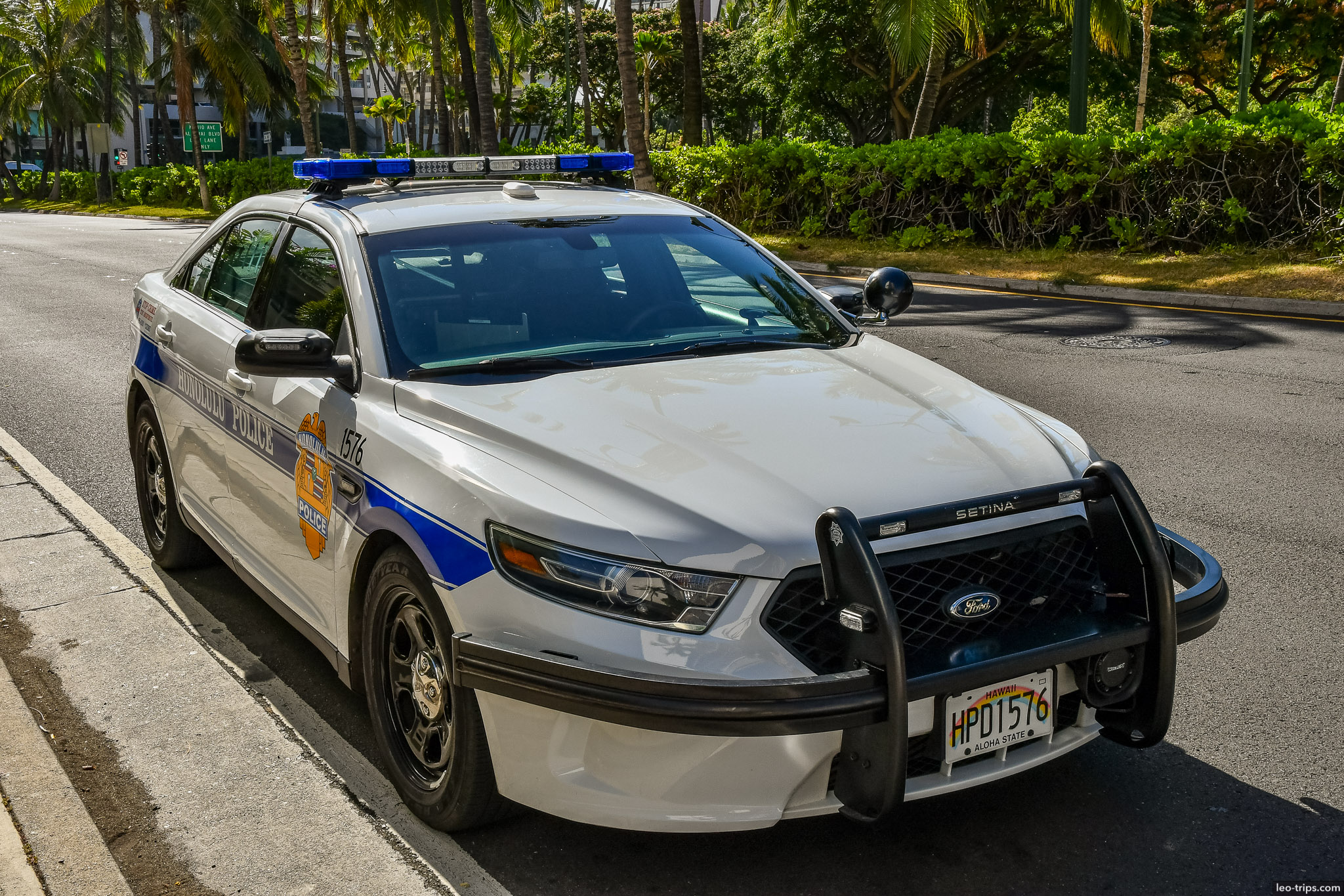 Honolulu Police Car honolulu