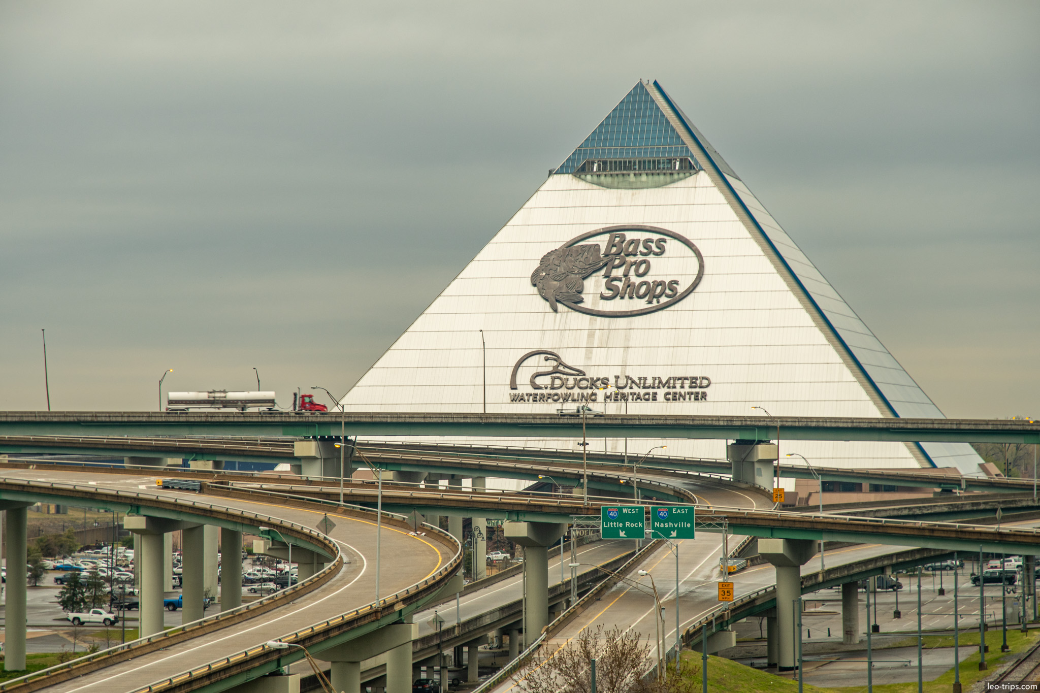Memphis Pyramid view memphis