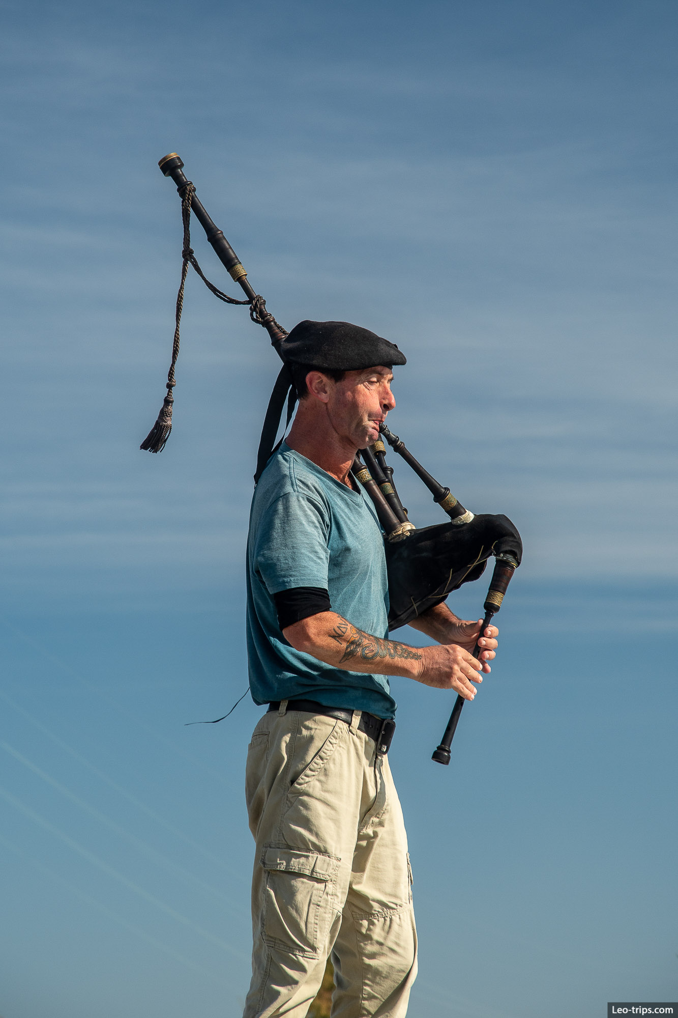 bagpiper playing new orleans