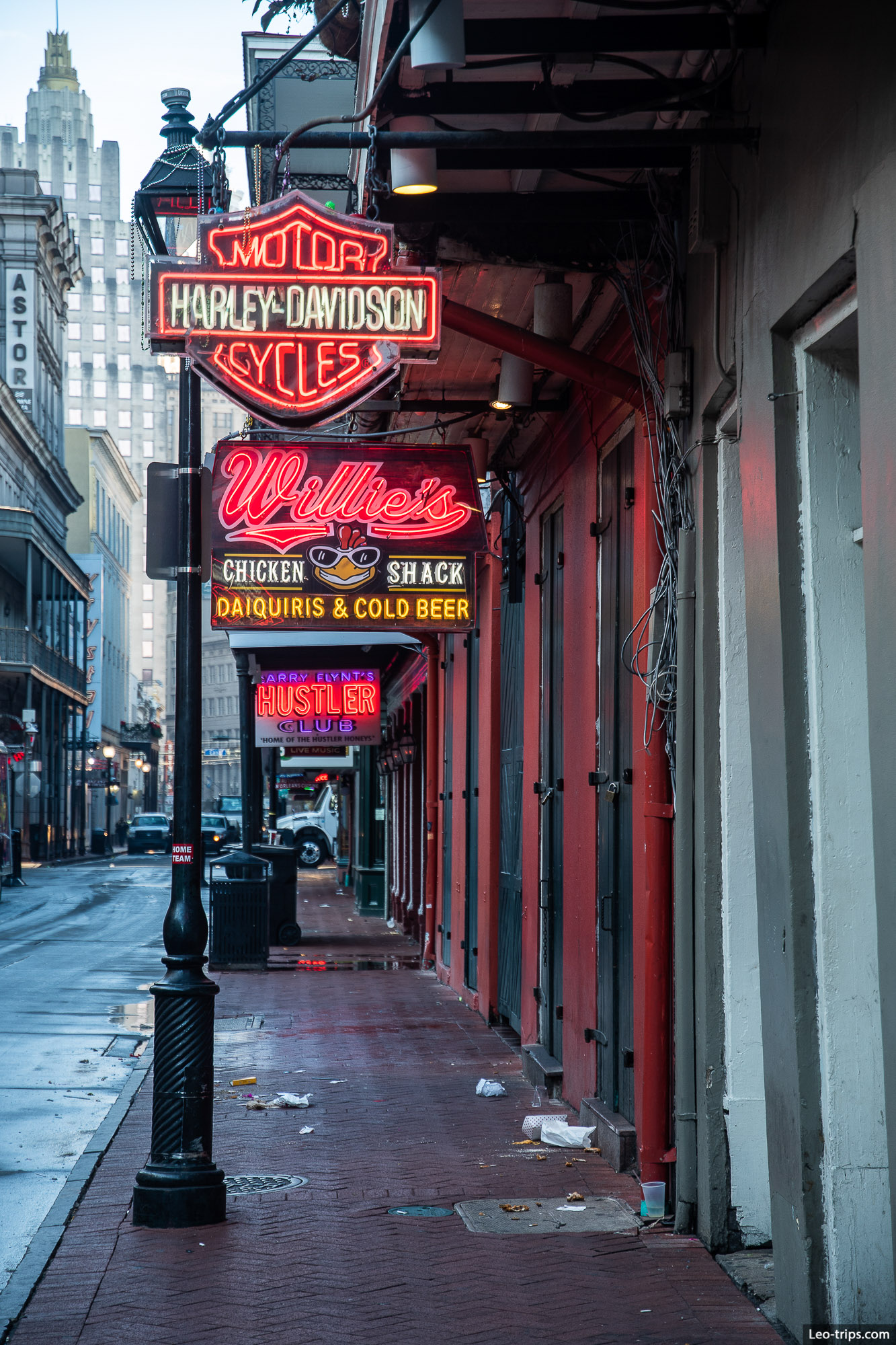 bourbon street store signs new orleans