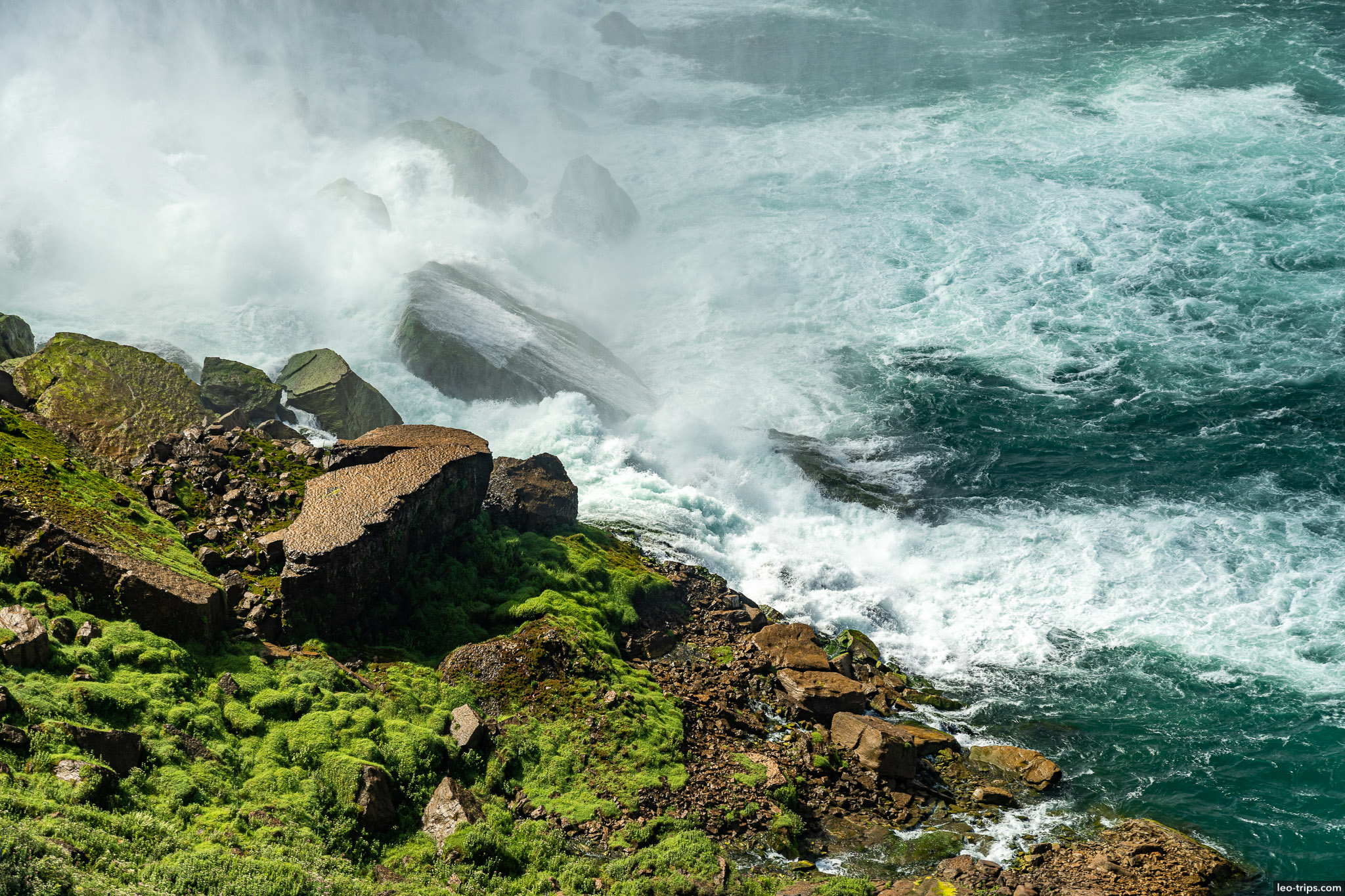 end of the waterfall niagara falls state park