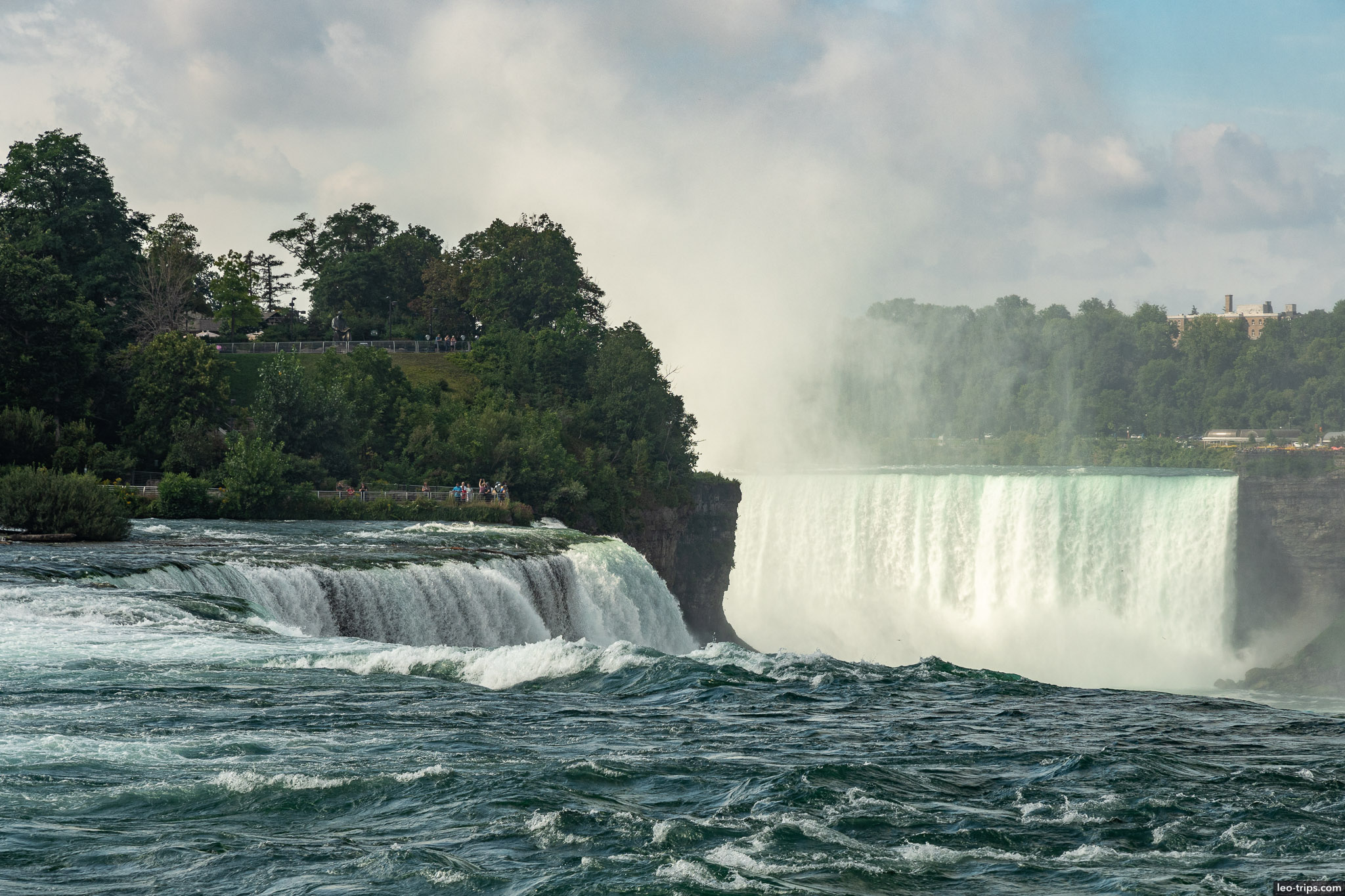 horseshoe and american falls niagara falls state park