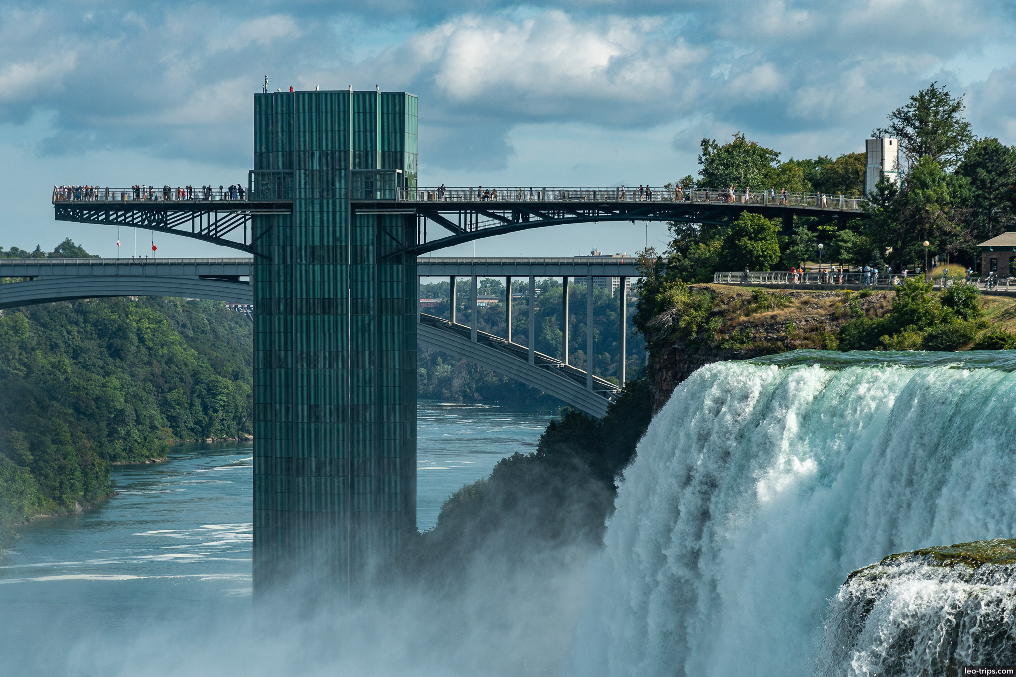 observation deck to maid of the mist niagara falls state park