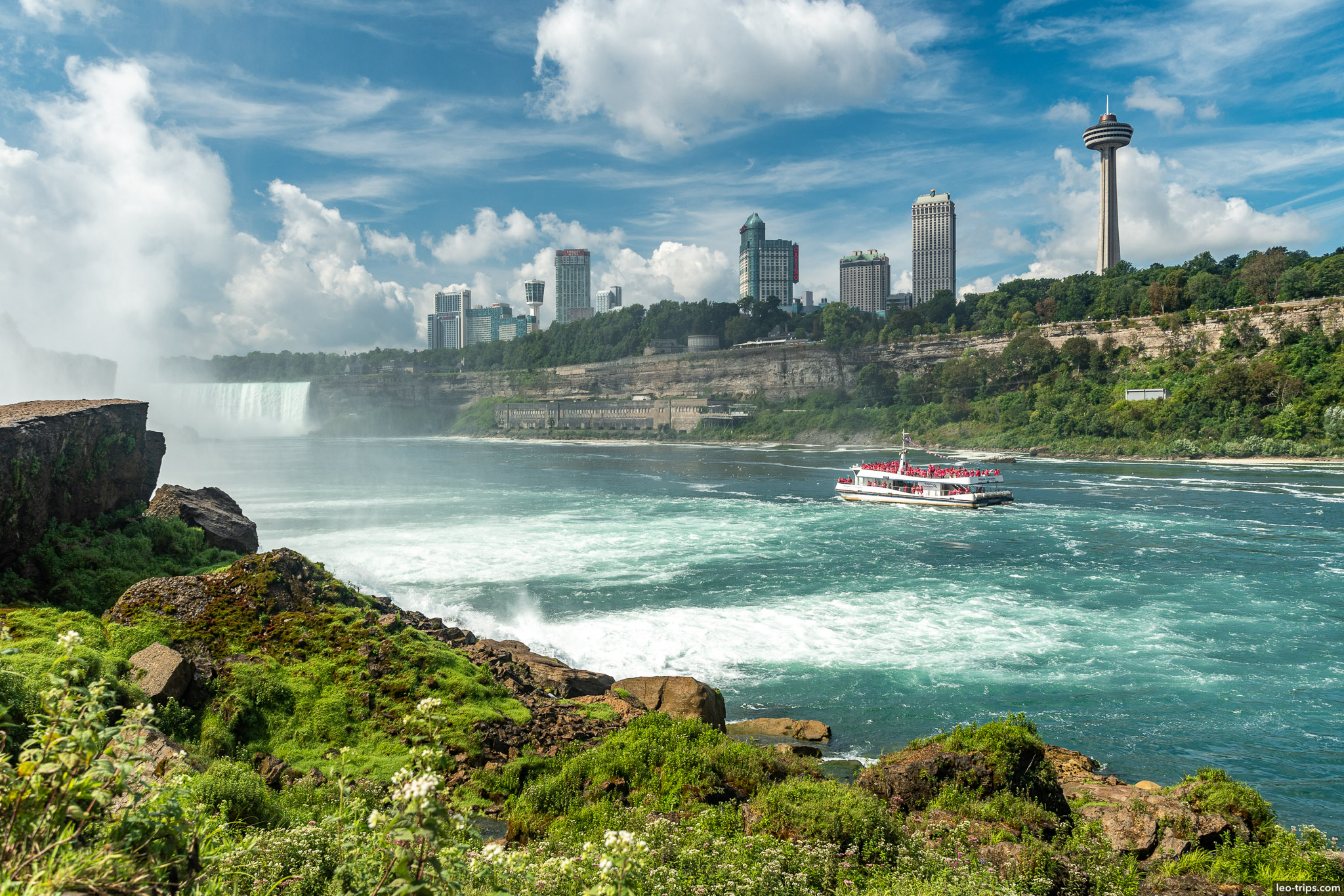 view from prospect point niagara falls state park
