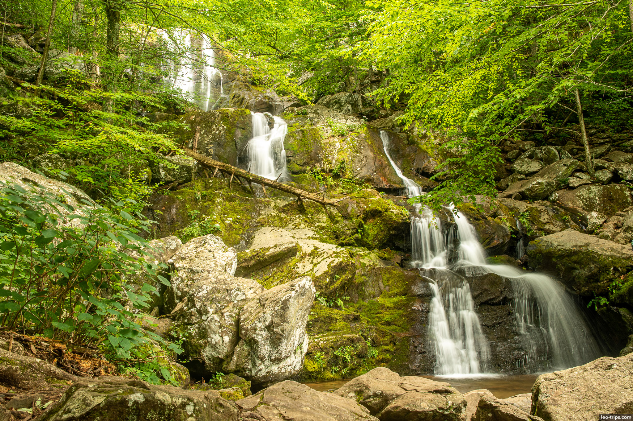 view of dark hollow falls shenandoah national park