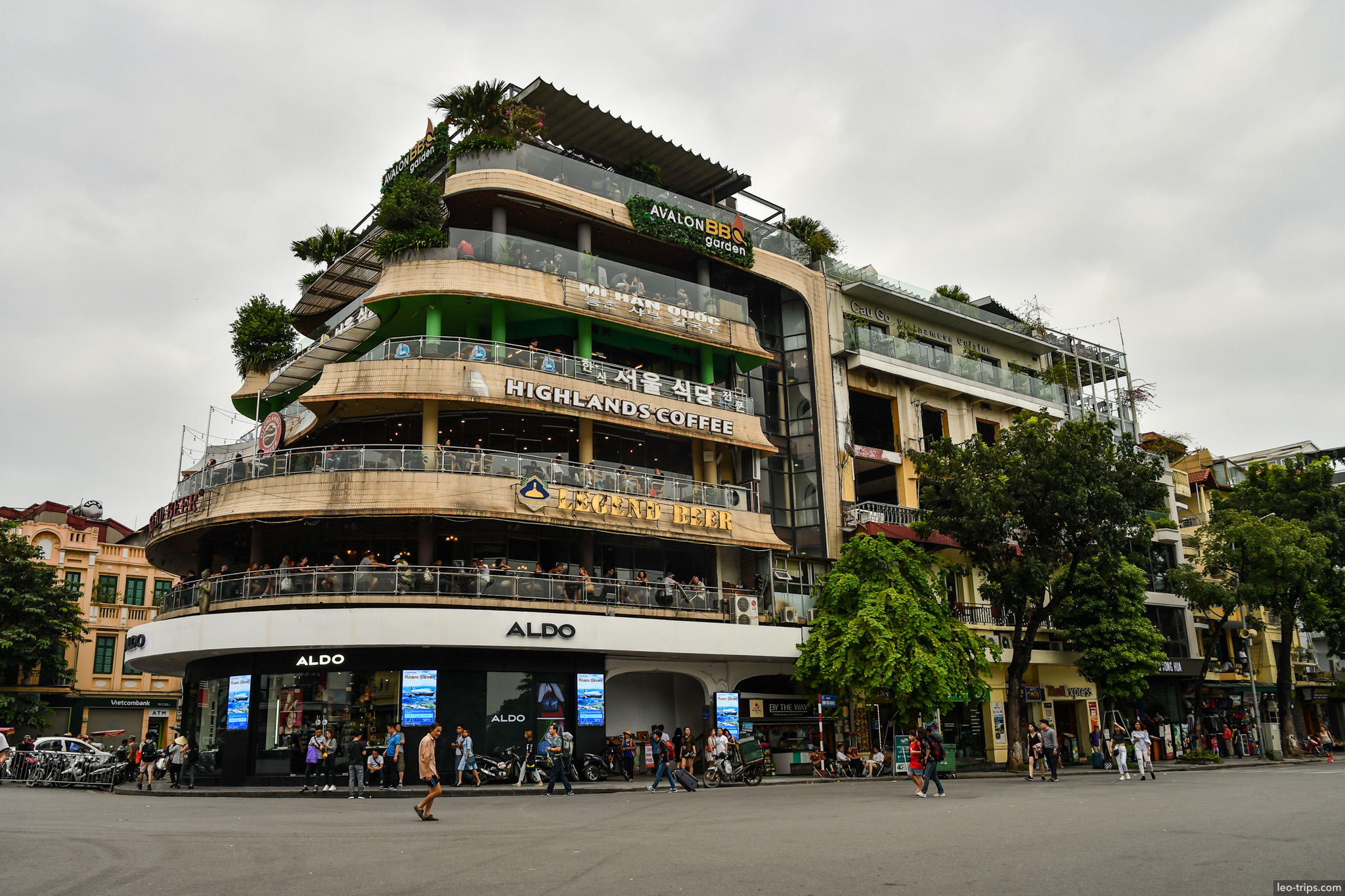 multi level rooftop restaurant building hoan kiem hanoi hanoi