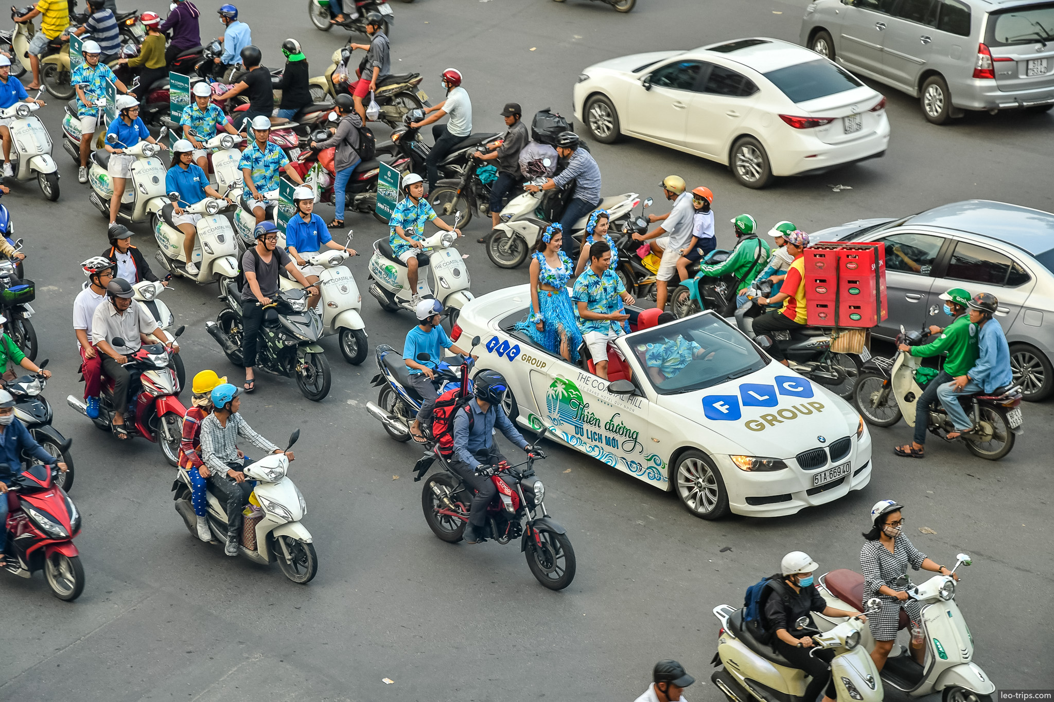flc group promo parade bmw convertible saigon ho chi minh city