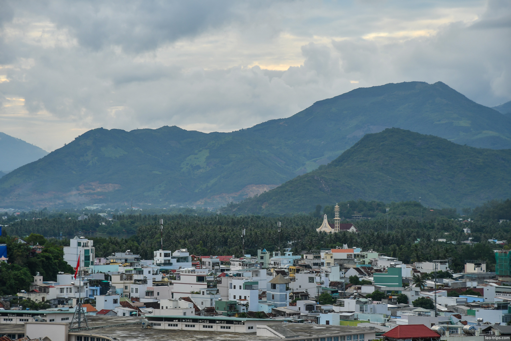 aerial view house under construction nha trang nha trang