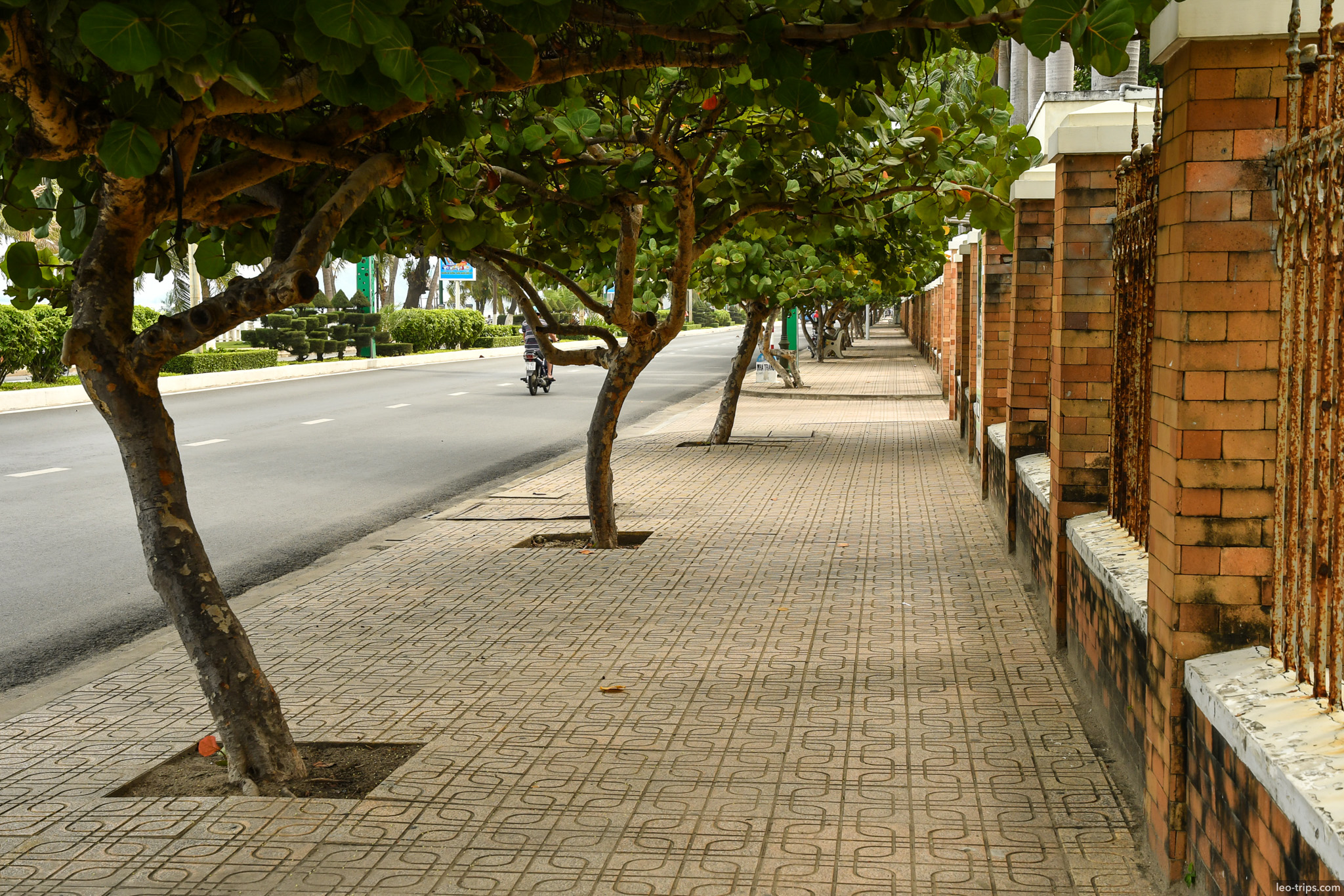 fishing boat wooden pier po nagar hill background nha trang