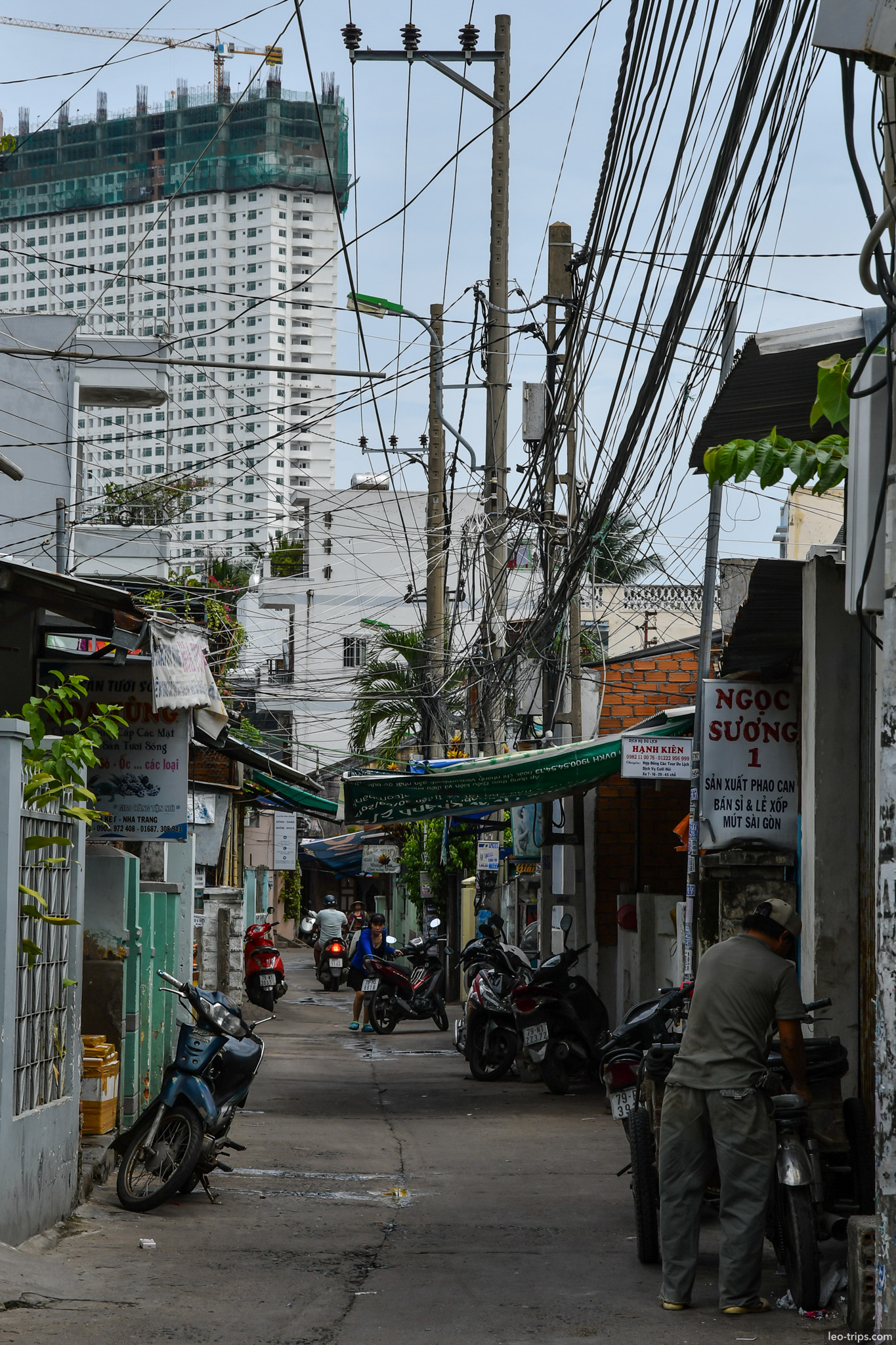 po nagar towers hilltop view from cai river nha trang